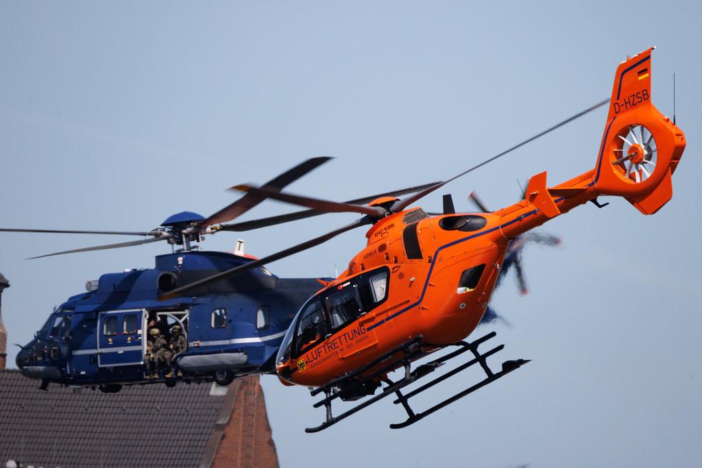 Maritime Sicherheit auf See: Leistungsfähigkeit der Bundespolizei, mit Einsatzuschiffen und Hubschrauber: Germany - Bundespolizei | Airbus Helicopters H215 AS32 | D-HEGT | MSN 2071