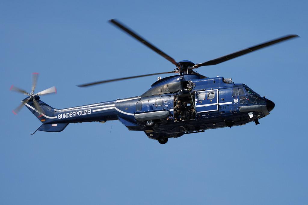 Maritime Sicherheit auf See: Leistungsfähigkeit der Bundespolizei, mit Einsatzuschiffen und Hubschrauber: Germany - Bundespolizei | Airbus Helicopters H215 AS32 | D-HEGT | MSN 2071