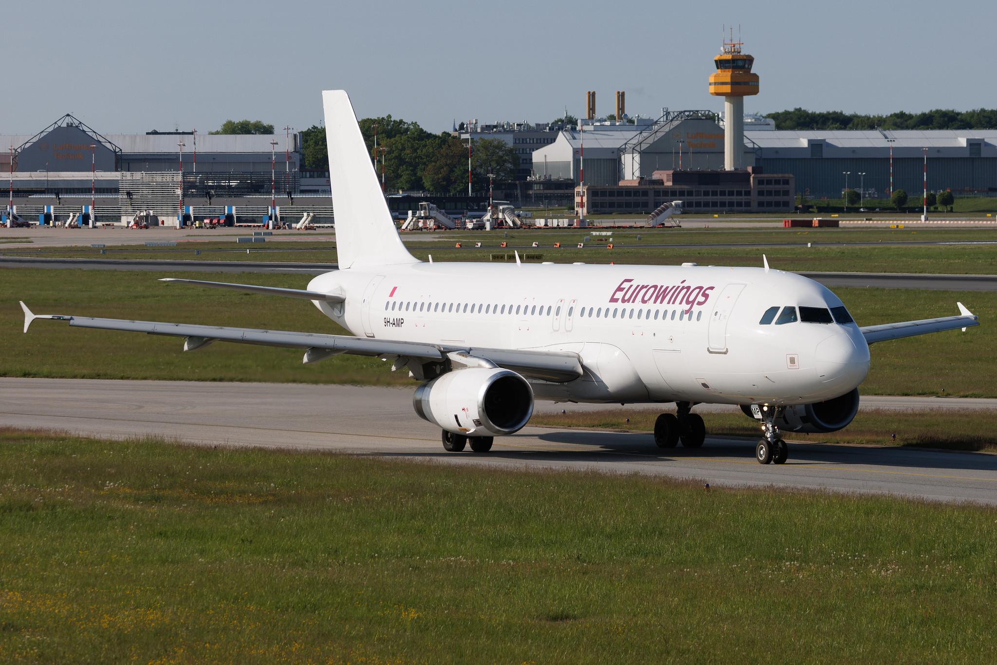 Hamburg Airport: Eurowings (EW / EWG) | Operator: Avion Express Malta | Airbus A320-232 A320 | 9H-AMP | MSN 02663