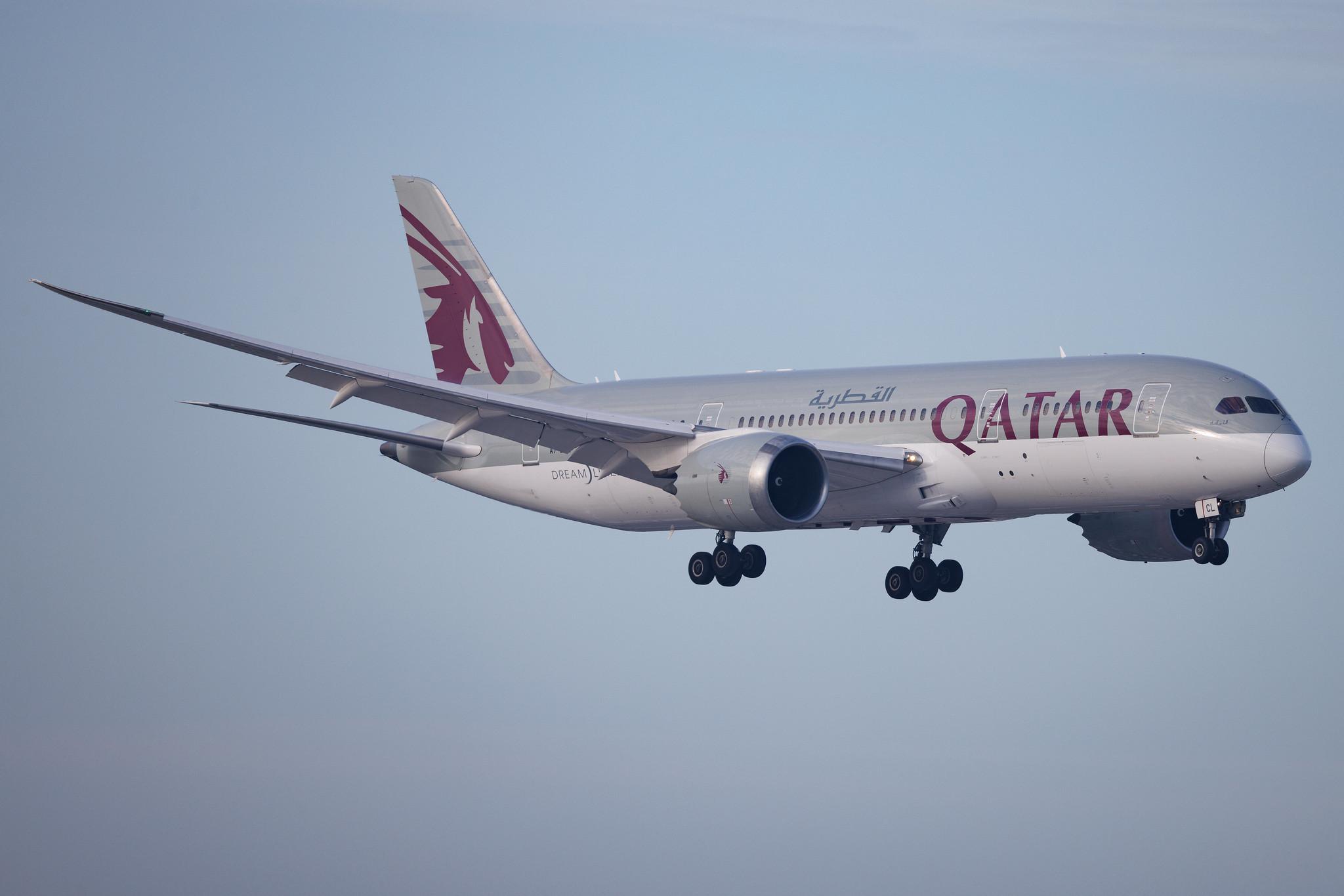 Hamburg Airport: Qatar Airways (QR / QTR) | Boeing 787-8 Dreamliner B788 | A7-BCL | MSN 38330