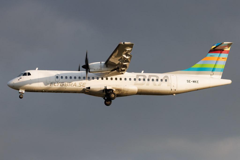 Hamburg Airport: BRA (TF / BRX) | ATR 72-600 AT76 | SE-MKE | MSN 1348
