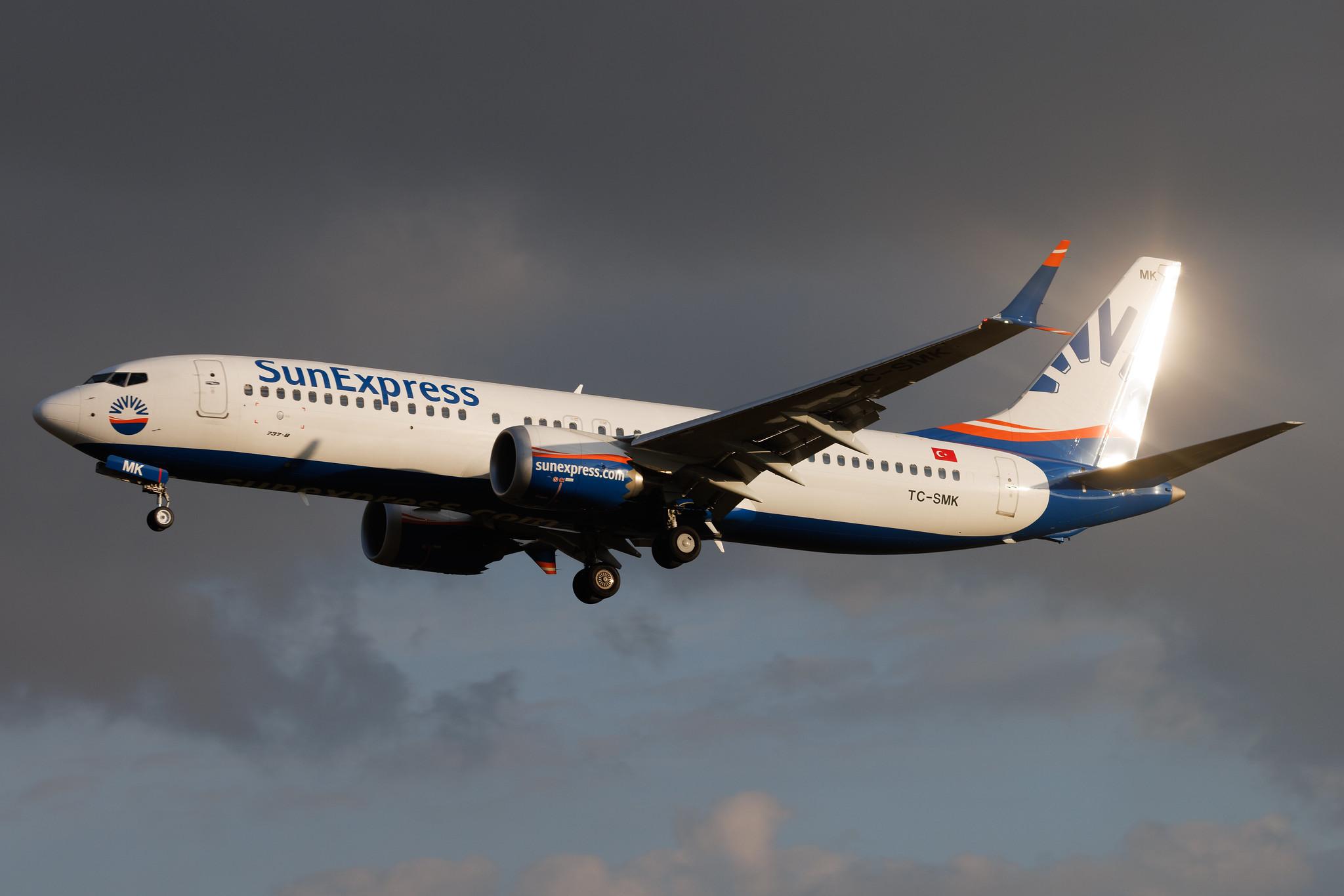 Hamburg Airport: SunExpress (XQ / SXS) | Boeing 737 MAX 8 B38M | TC-SMK | MSN 61336
