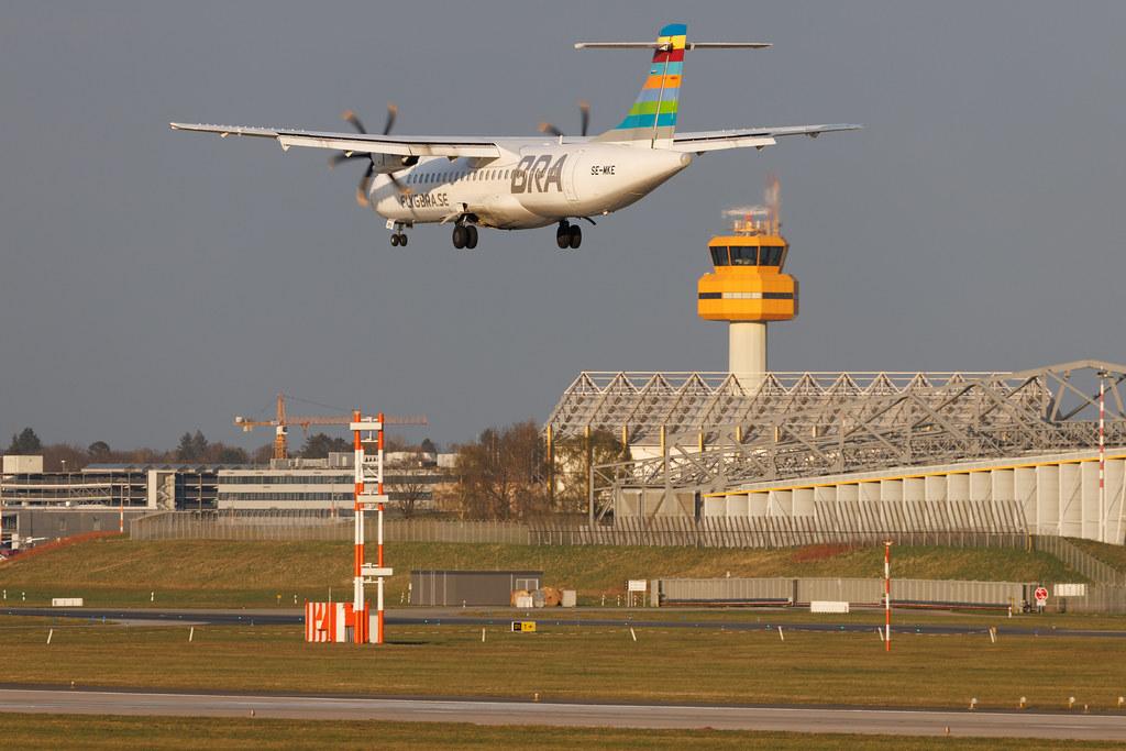 Hamburg Airport: BRA (TF / BRX) | ATR 72-600 AT76 | SE-MKE | MSN 1348