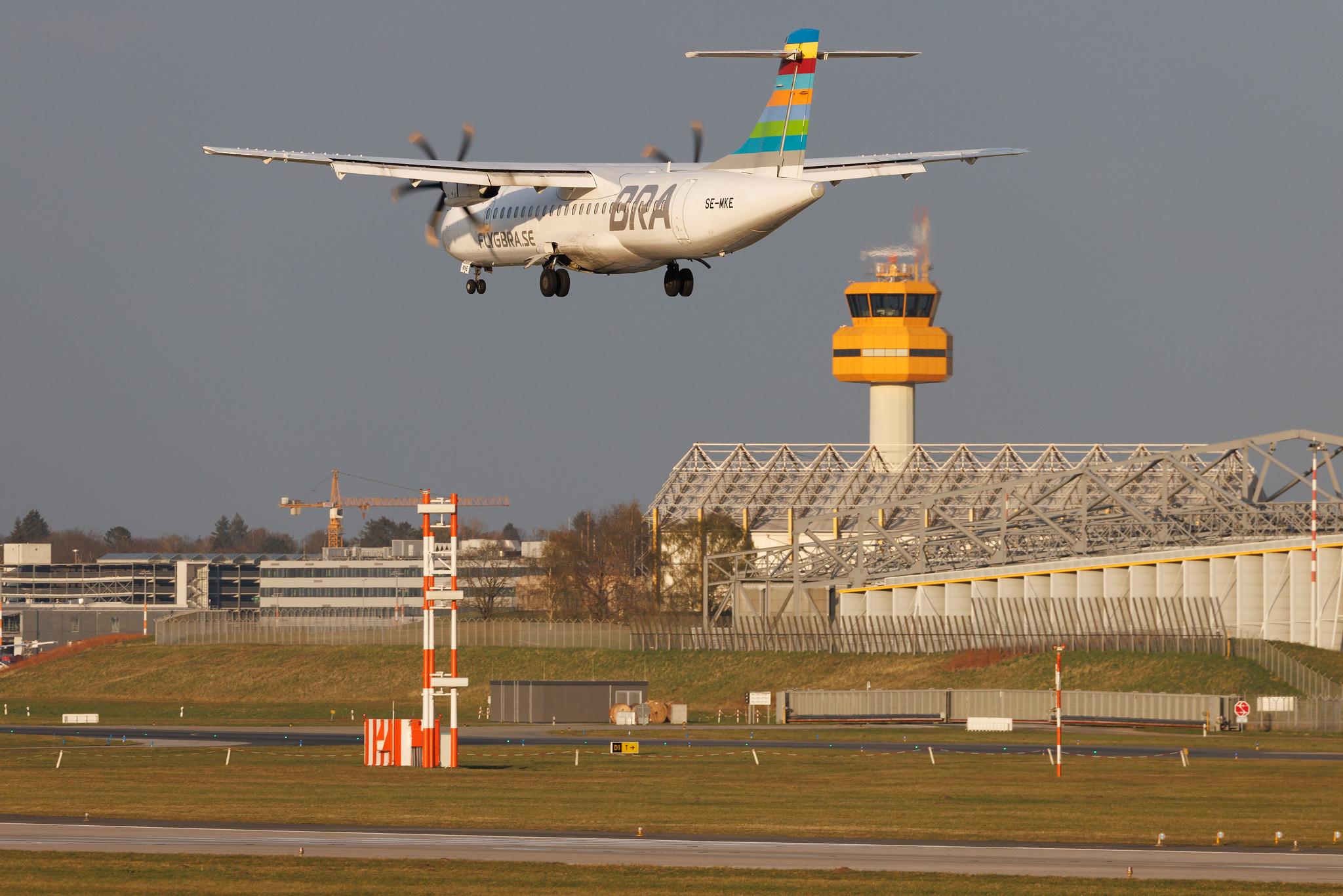 Hamburg Airport: BRA (TF / BRX) | ATR 72-600 AT76 | SE-MKE | MSN 1348