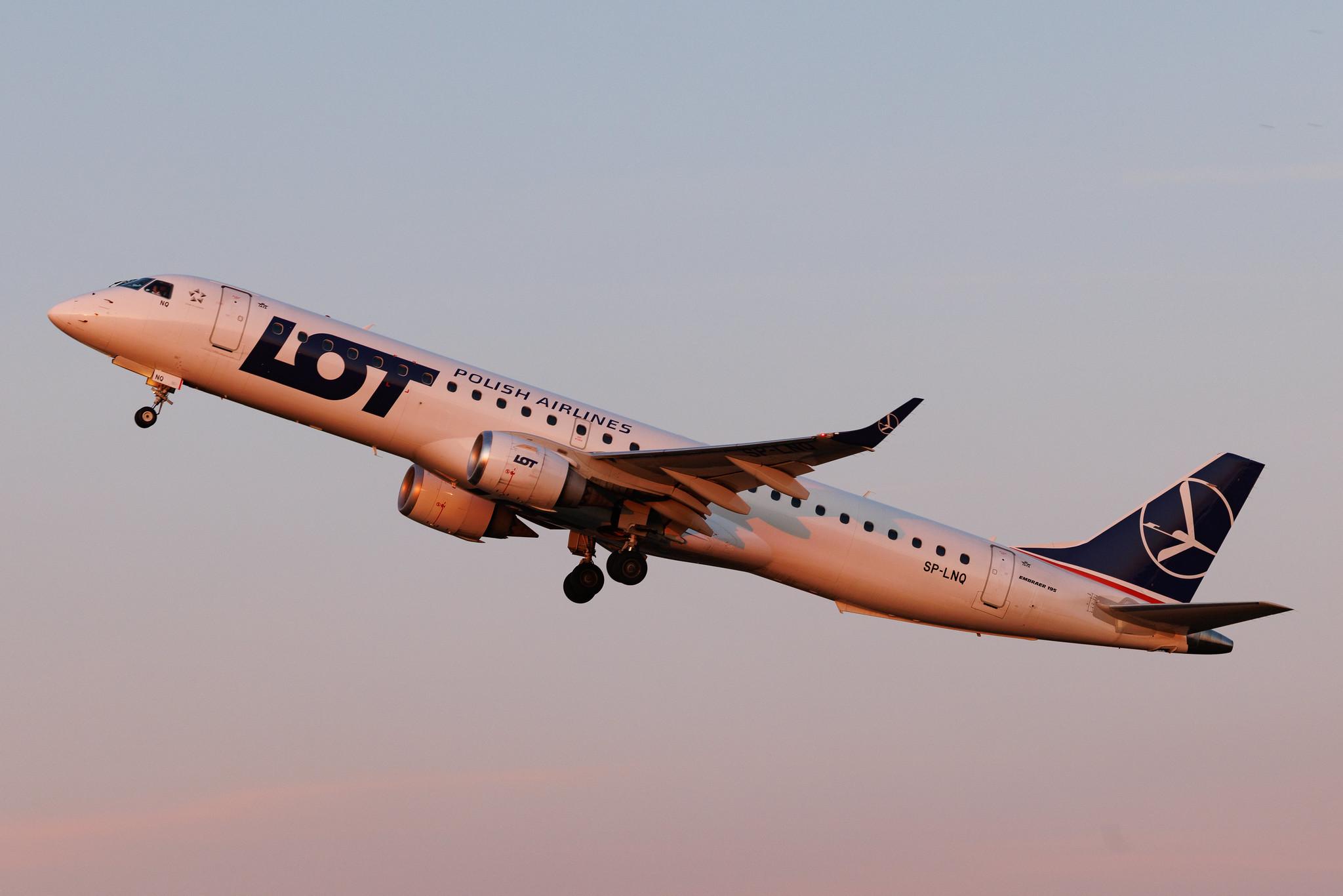 Hamburg Airport: LOT (LO / LOT) | Embraer E195AR E195 | SP-LNQ | MSN 19000692