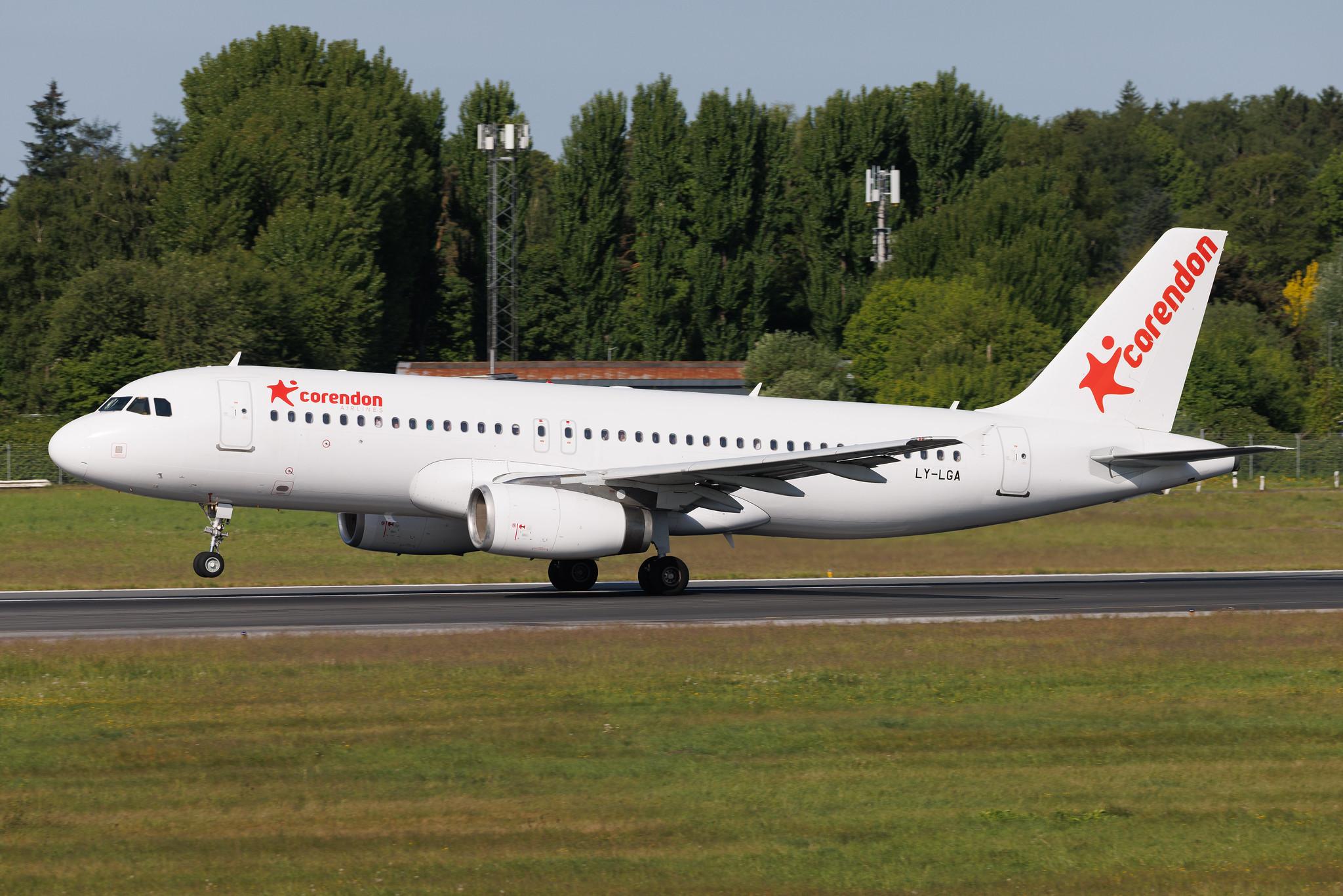 Hamburg Airport: Corendon Airlines (XC / CAI) | Operator: Global Airways | Airbus A320-232 A320 | LY-LGA | MSN 03927