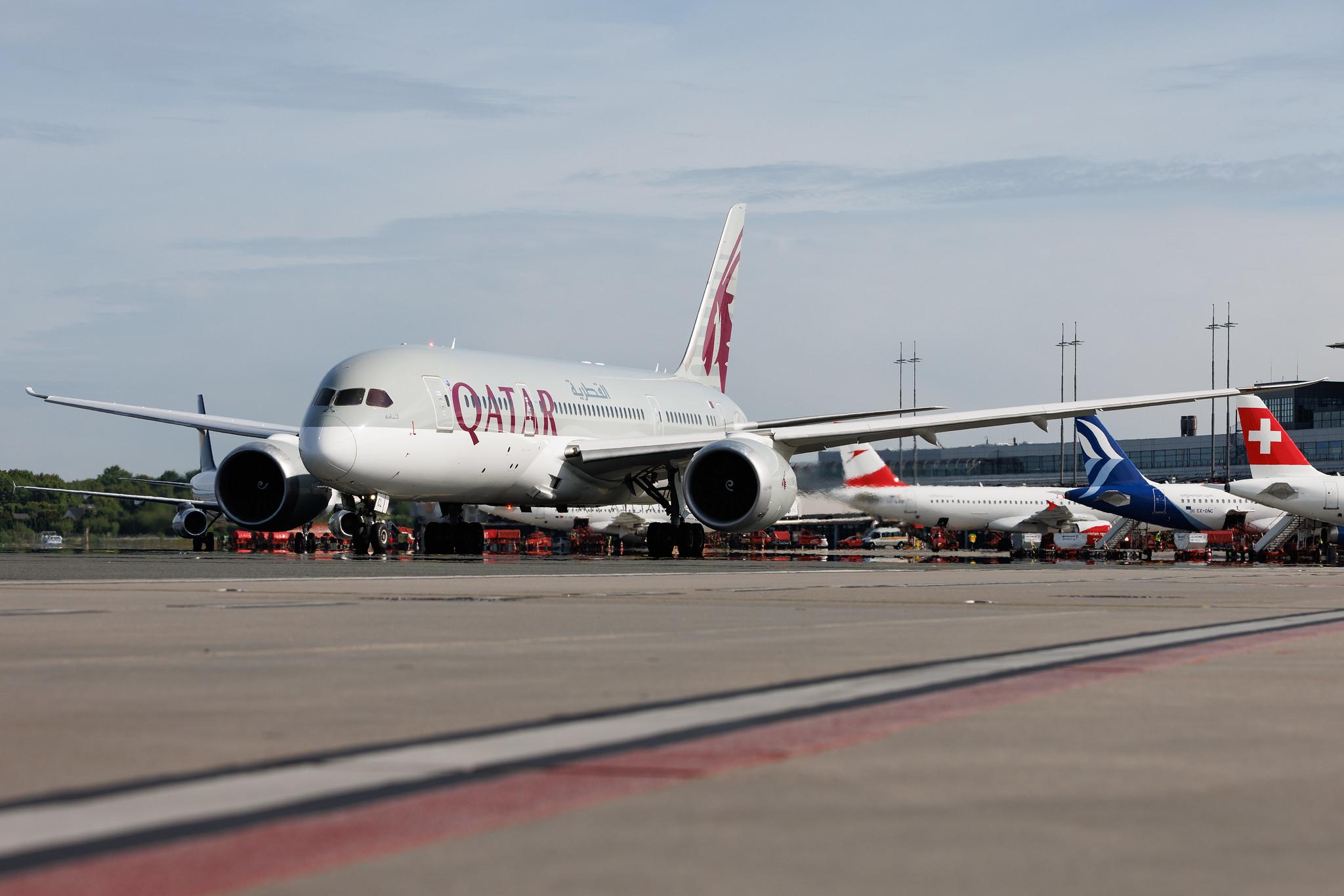 Hamburg Airport: Qatar Airways (QR / QTR) | Boeing 787-8 Dreamliner B788 | A7-BCL | MSN 38330
