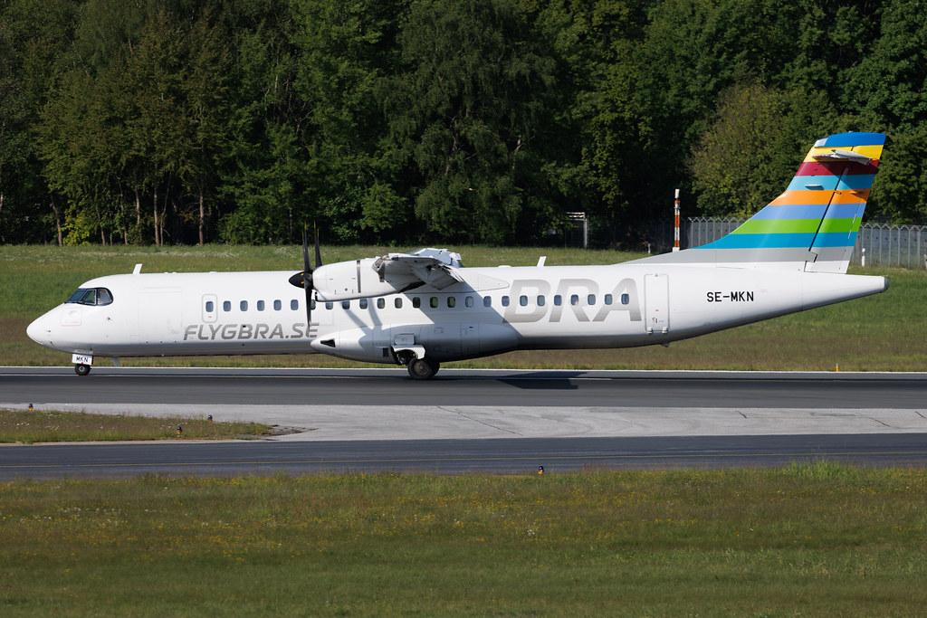 Hamburg Airport: BRA (TF / BRX) | ATR 72-600 AT76 | SE-MKN | MSN 1598