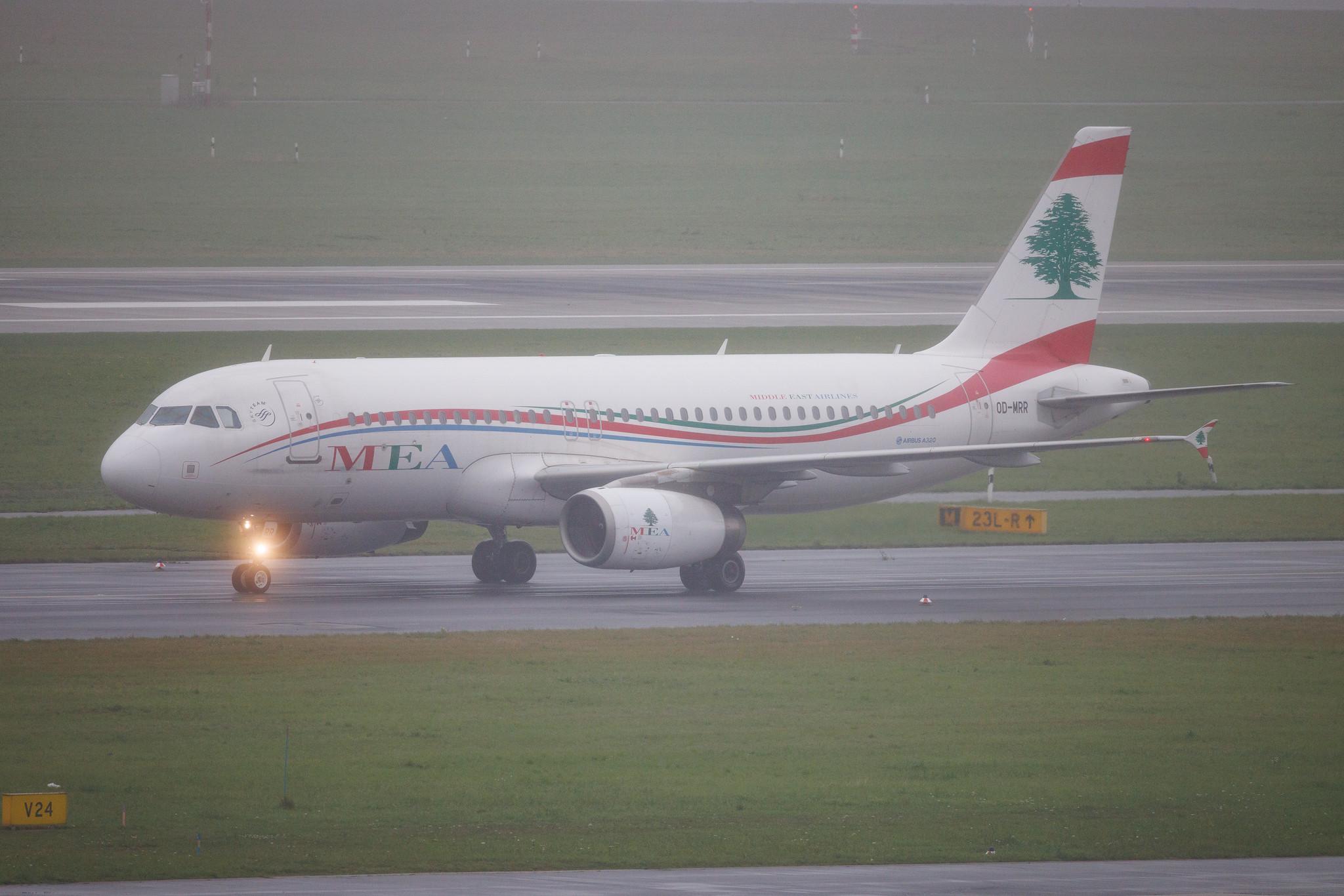 Düsseldorf Airport: MEA (ME / MEA) | Airbus A320-232 A320 | OD-MRR | MSN 3837