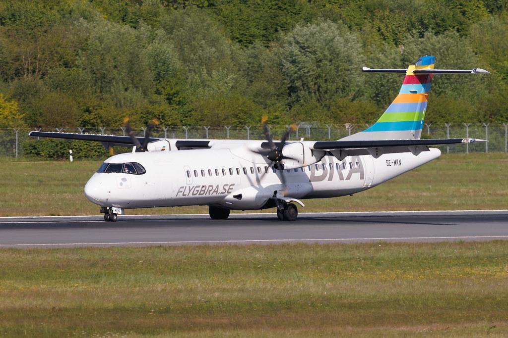 Hamburg Airport: BRA (TF / BRX) | ATR 72-600 AT76 | SE-MKN | MSN 1598