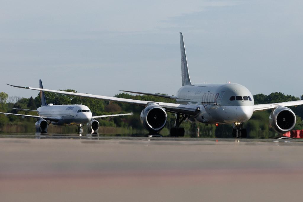 Hamburg Airport: Qatar Airways (QR / QTR) | Boeing 787-8 Dreamliner B788 | A7-BCL | MSN 38330