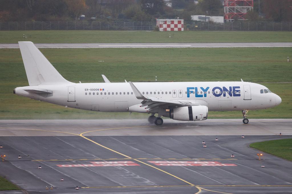 Düsseldorf Airport: FlyOne (5F / FIA) | Airbus A320-233 A320 | ER-00008 | MSN 05840