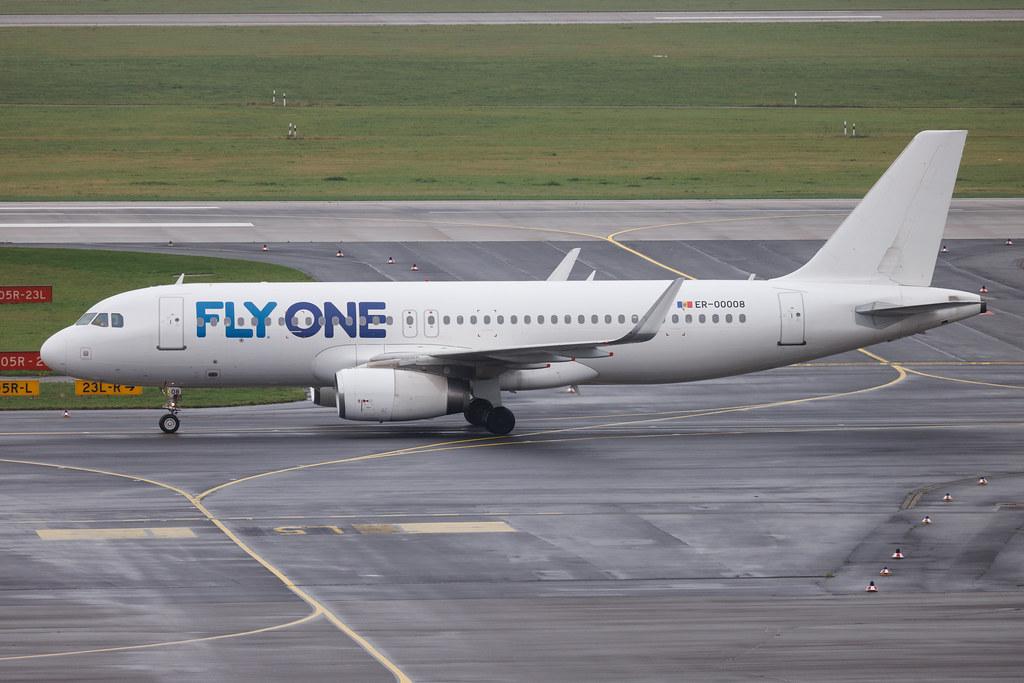 Düsseldorf Airport: FlyOne (5F / FIA) | Airbus A320-233 A320 | ER-00008 | MSN 05840