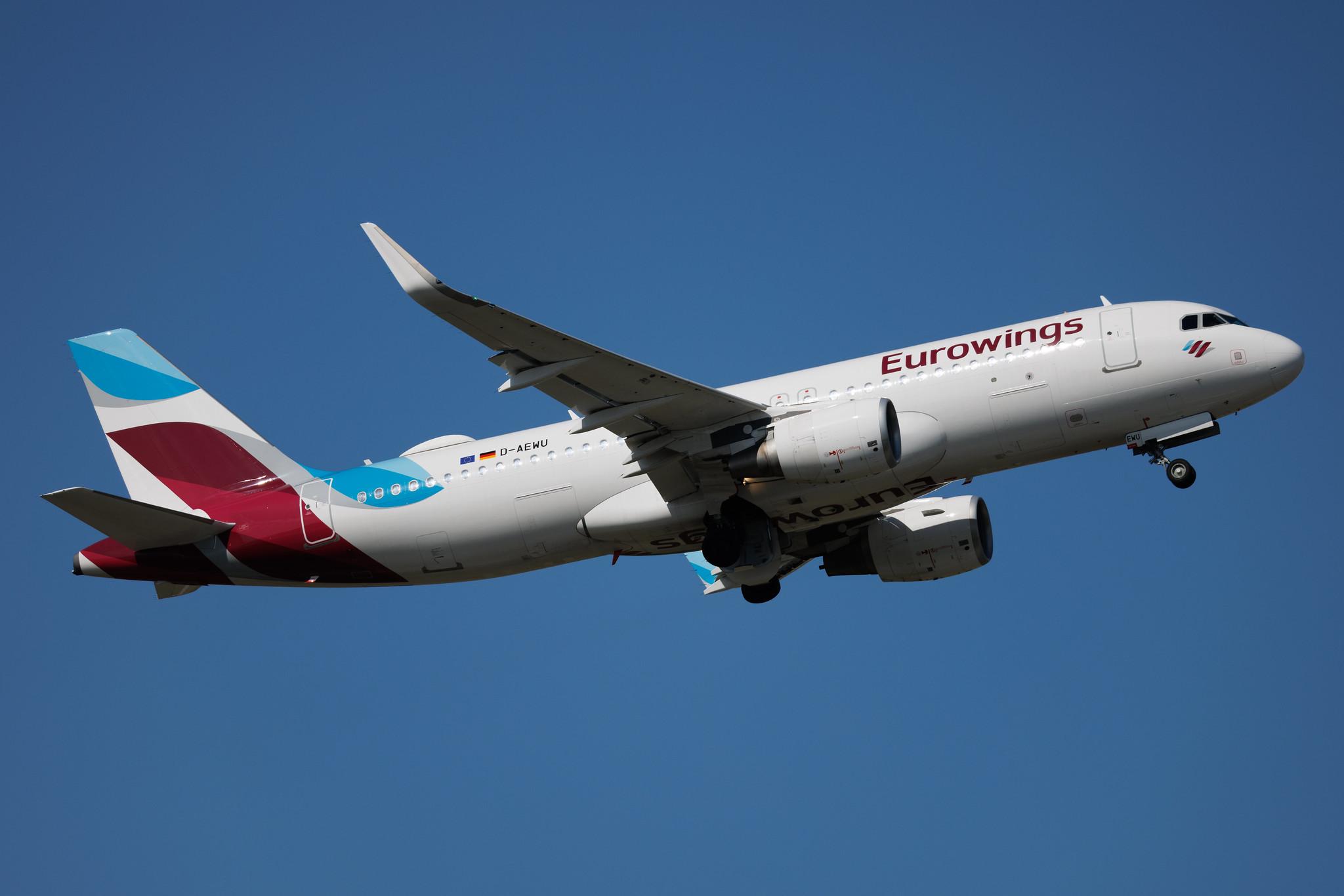 Düsseldorf Airport: Eurowings (EW / EWG) | Airbus A320-214 A320 | D-AEWU | MSN 7513