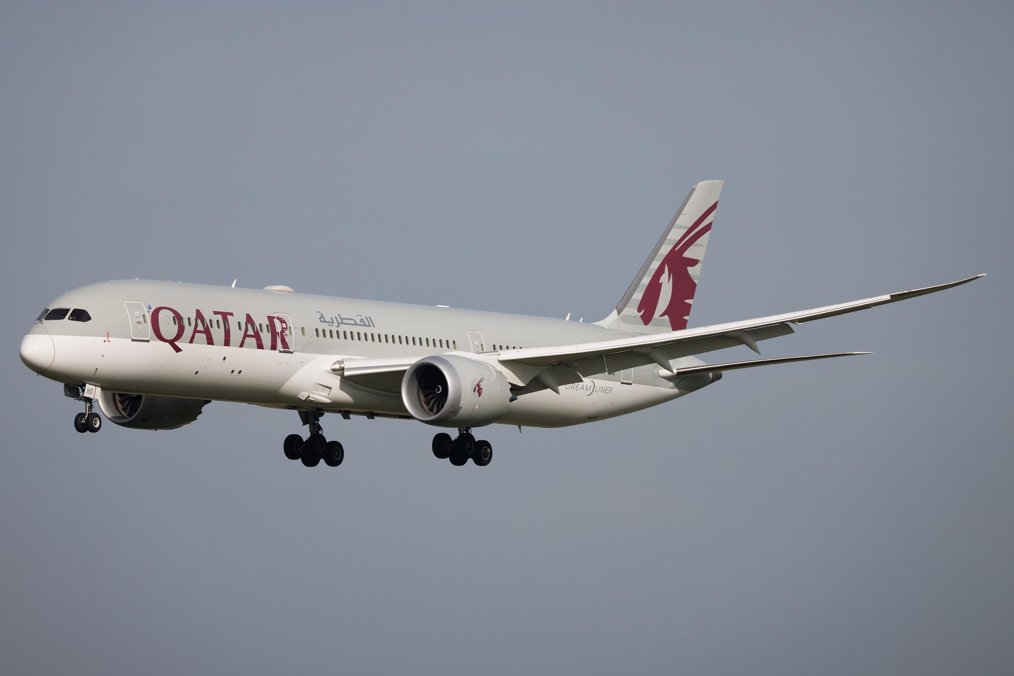 Flughafen Berlin Brandenburg: Qatar Airways (QR / QTR) | Boeing 787-9 Dreamliner B789 | A7-BHO | MSN 64223