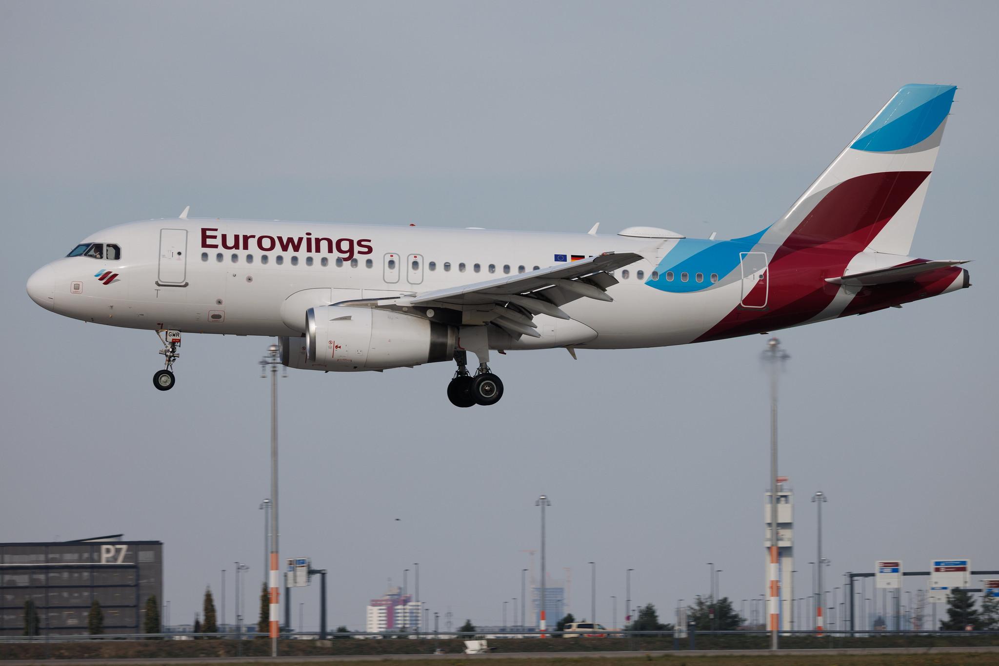 Flughafen Berlin Brandenburg: Eurowings (EW / EWG) | Airbus A319-132 A319 | D-AGWR | MSN 04285