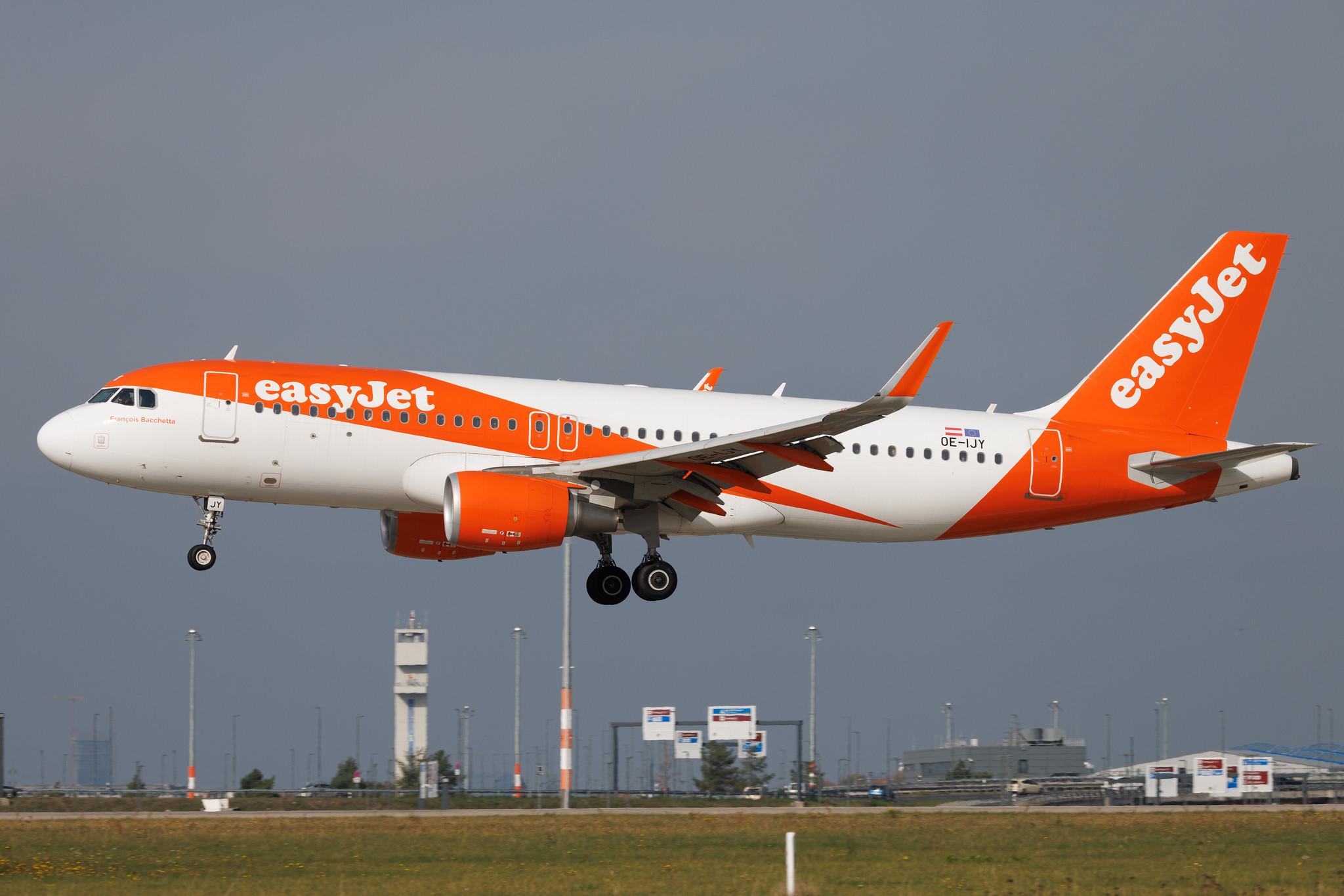 Flughafen Berlin Brandenburg: easyJet (U2 / EZY) | Operator: easyJet Europe | Airbus A320-214 A320 | OE-IJY | MSN 6541