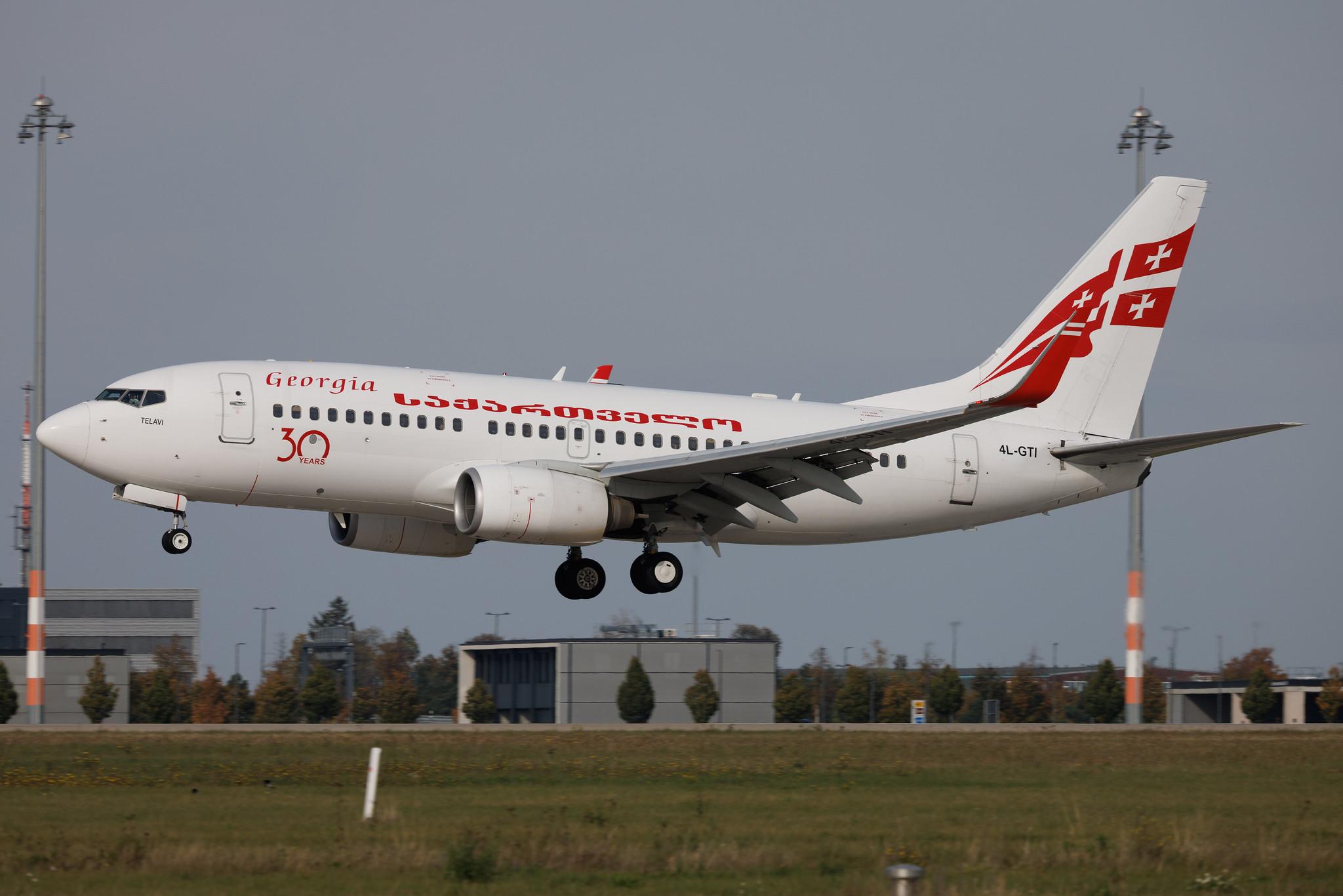 Flughafen Berlin Brandenburg: Georgian Airways (A9 / TGZ) | Boeing 737-7CT B737 | 4L-GTI | MSN 35086