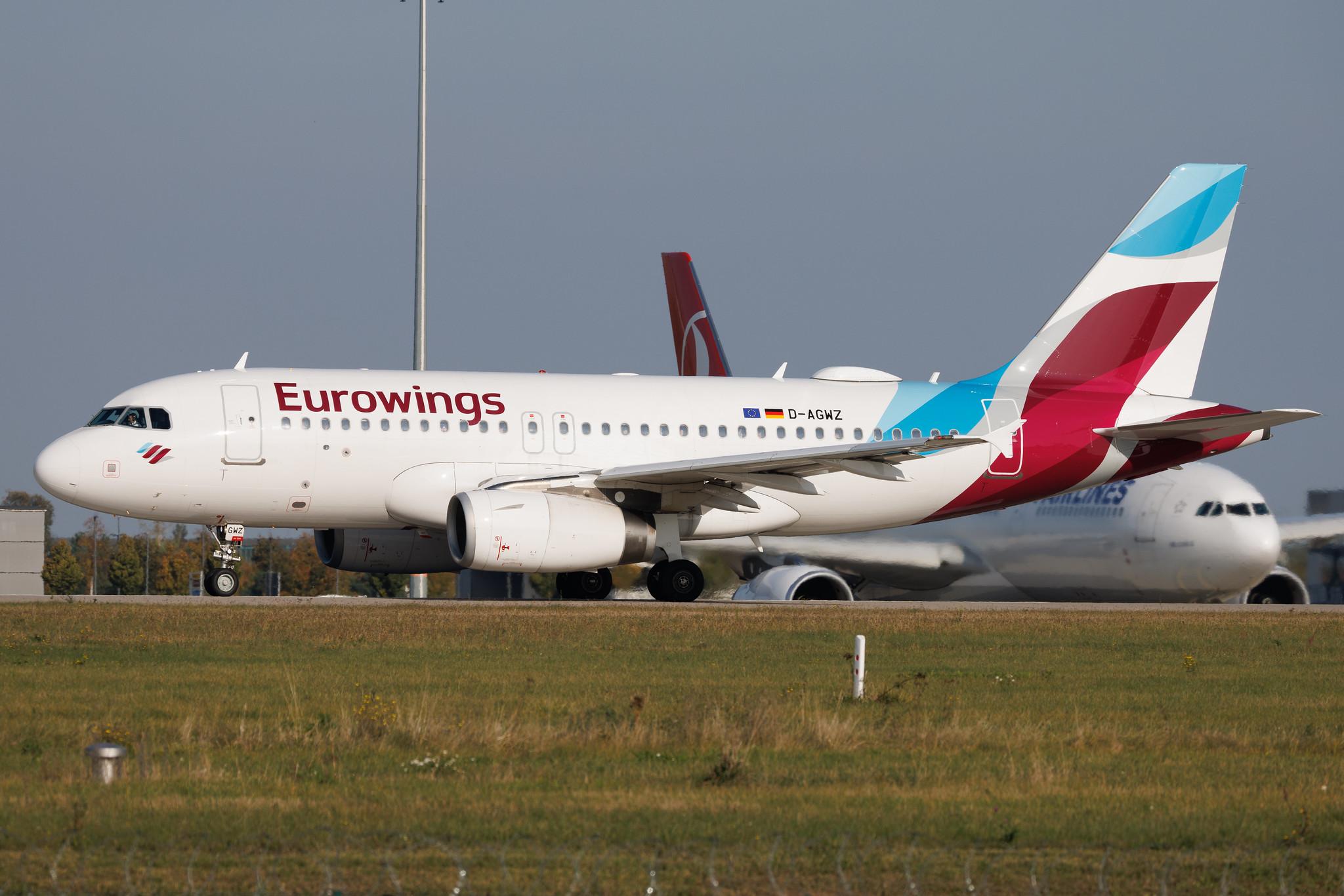 Flughafen Berlin Brandenburg: Eurowings (EW / EWG) | Airbus A319-132 A319 | D-AGWZ | MSN 5978