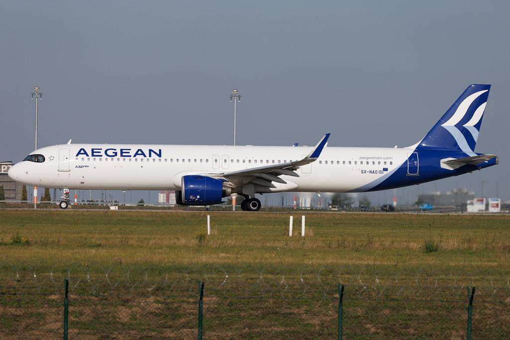 Flughafen Berlin Brandenburg: Aegean Airlines (A3 / AEE) | Airbus A321-271NX A21N | SX-NAO | MSN 11827