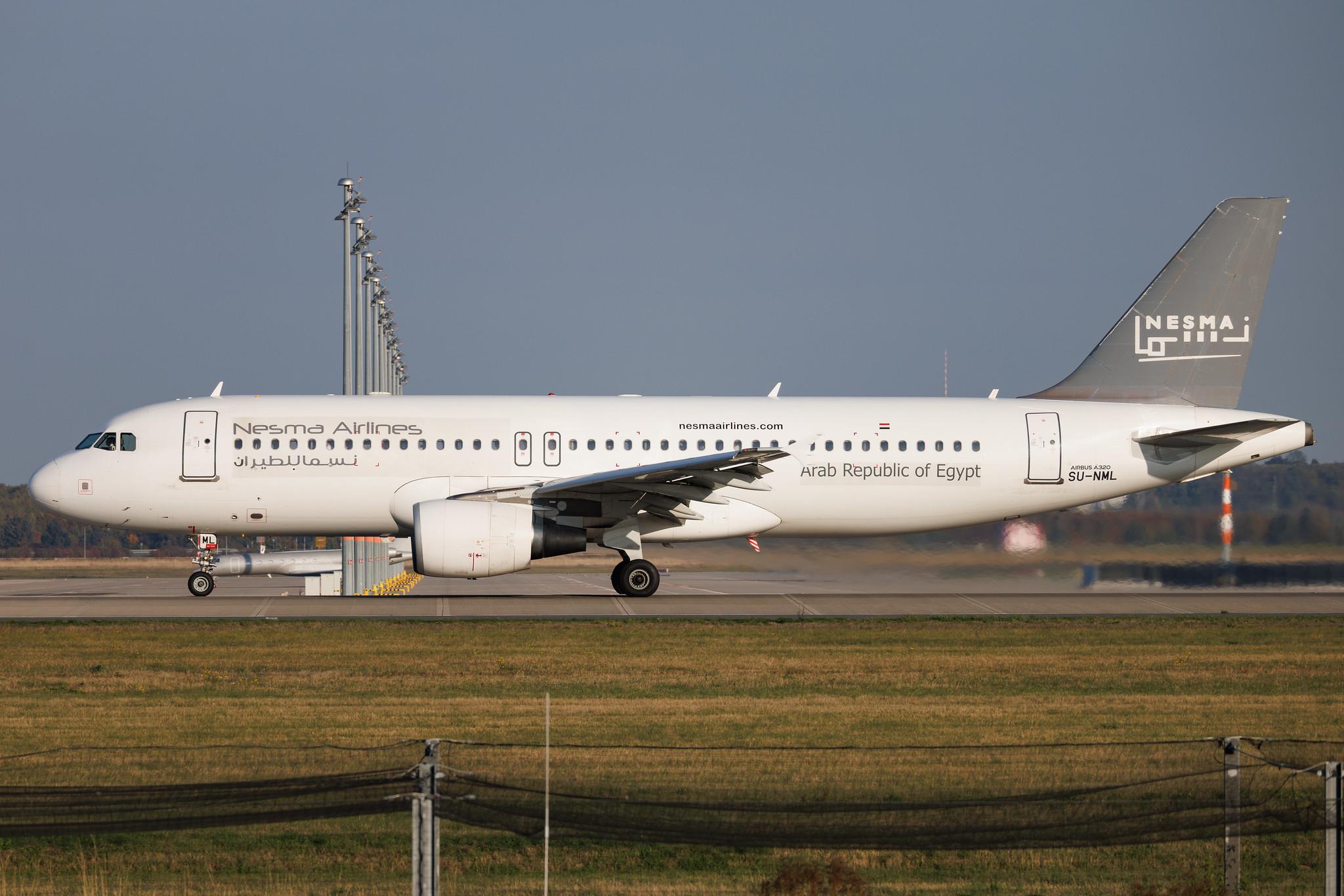 Flughafen Berlin Brandenburg: Nesma Airlines (NE / NMA) | Airbus A320-214 A320 | SU-NML | MSN 05175