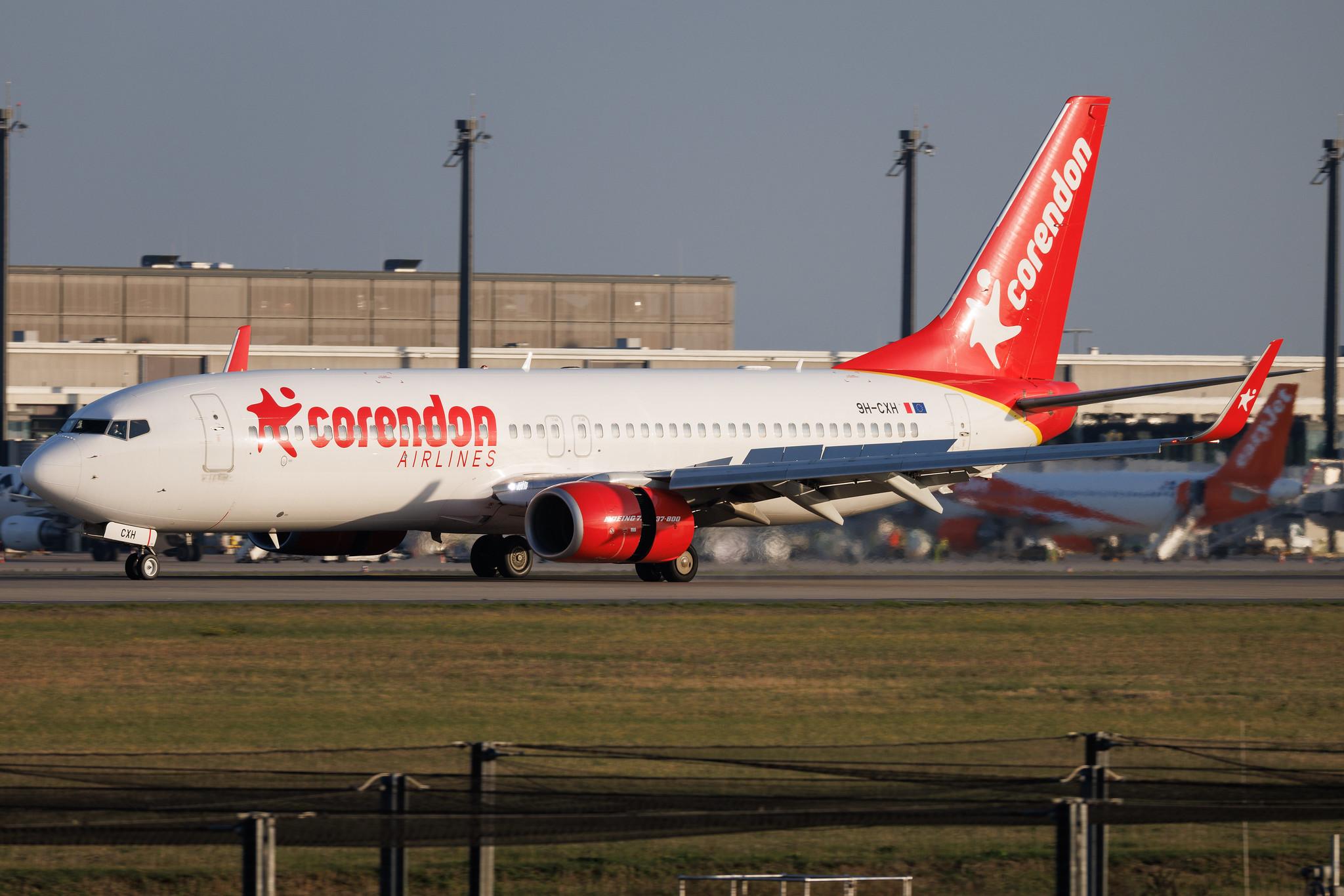 Flughafen Berlin Brandenburg: Corendon Airlines (XC / CAI) | Operator: Corendon Airlines Europe | Boeing 737-8ME B738 | 9H-CXH | MSN 60177