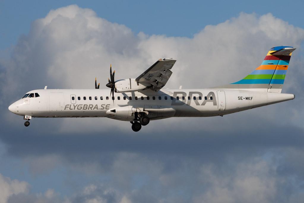 Hamburg Airport: BRA (TF / BRX) | ATR 72-600 AT76 | SE-MKF | MSN 1357