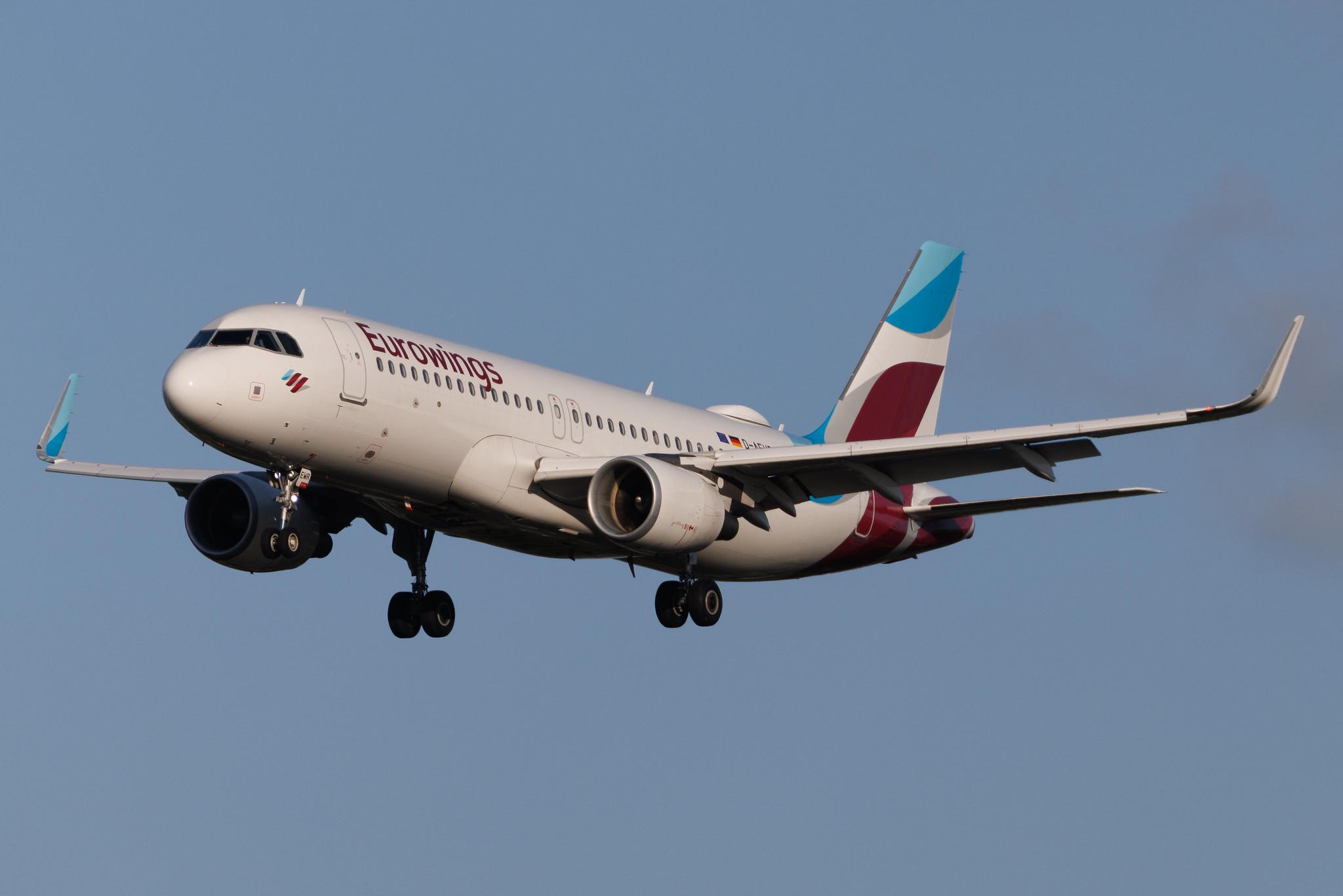 Hamburg Airport: Eurowings (EW / EWG) | Airbus A320-214 A320 | D-AEWR | MSN 7412