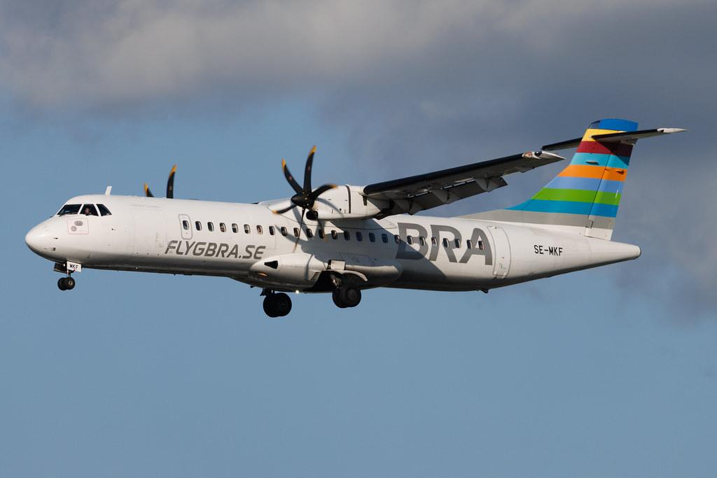 Hamburg Airport: BRA (TF / BRX) | ATR 72-600 AT76 | SE-MKF | MSN 1357