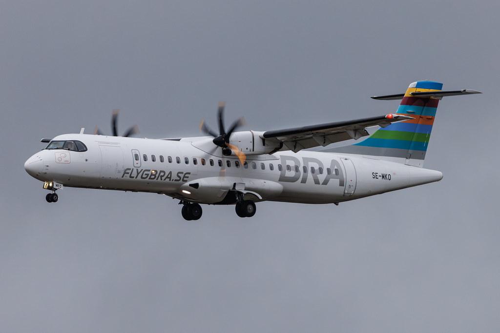 Hamburg Airport: BRA (TF / BRX) | ATR 72-600 AT76 | SE-MKO | MSN 1528