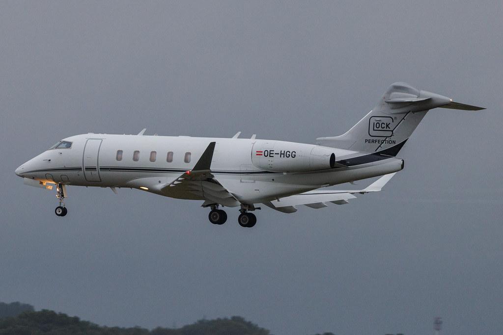 Hamburg Airport: Glock Aviation (GCK) | Bombardier Challenger 350 CL35 | OE-HGG | MSN 20618