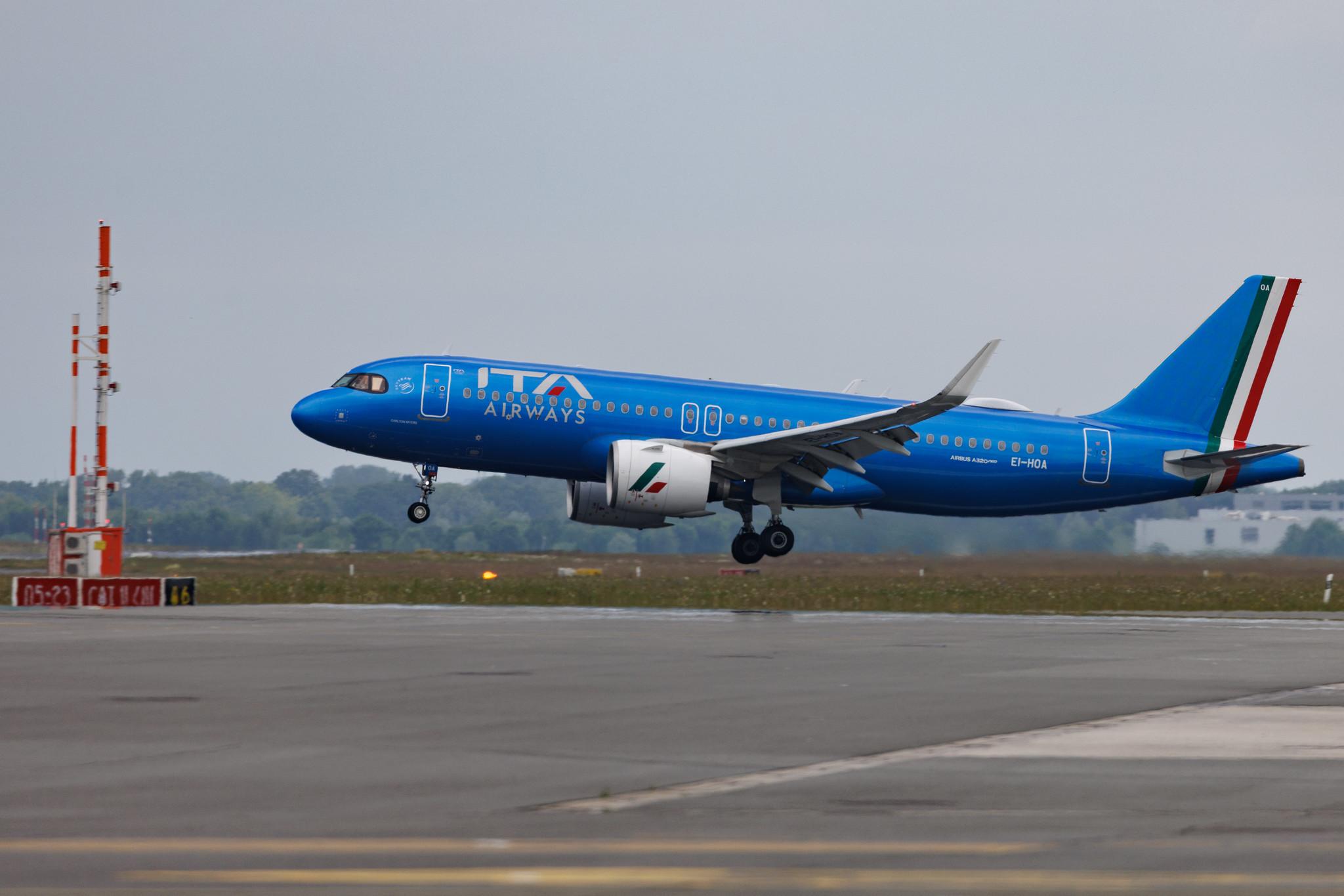 Hamburg Airport: ITA Airways (AZ / ITY) | Airbus A320-271N A20N | EI-HOA | MSN 11612
