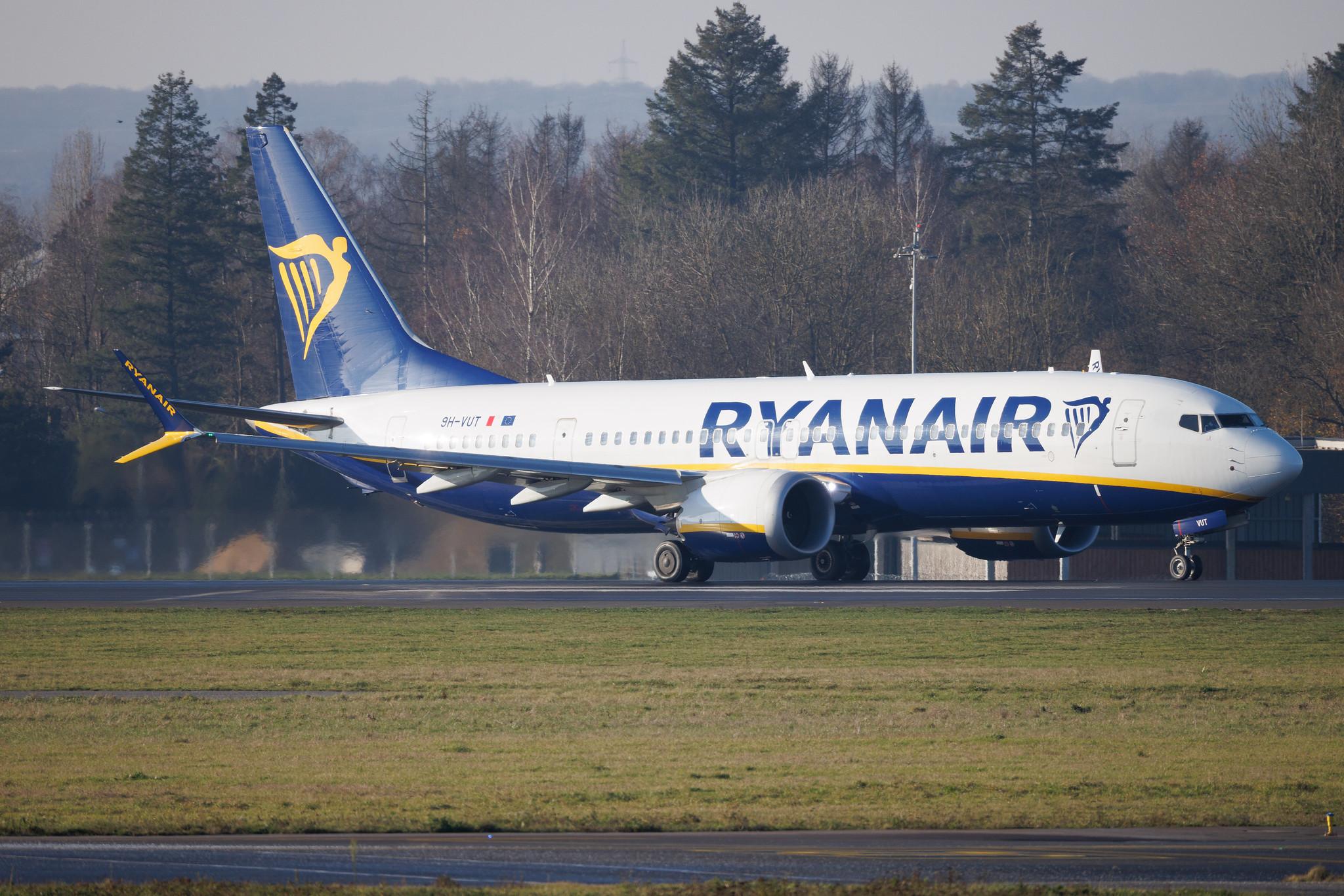 Luxembourg Findel Airport: Ryanair (FR / RYR) | Operator: Malta Air | Boeing 737 MAX 8-200 B38M | 9H-VUT | MSN 65882