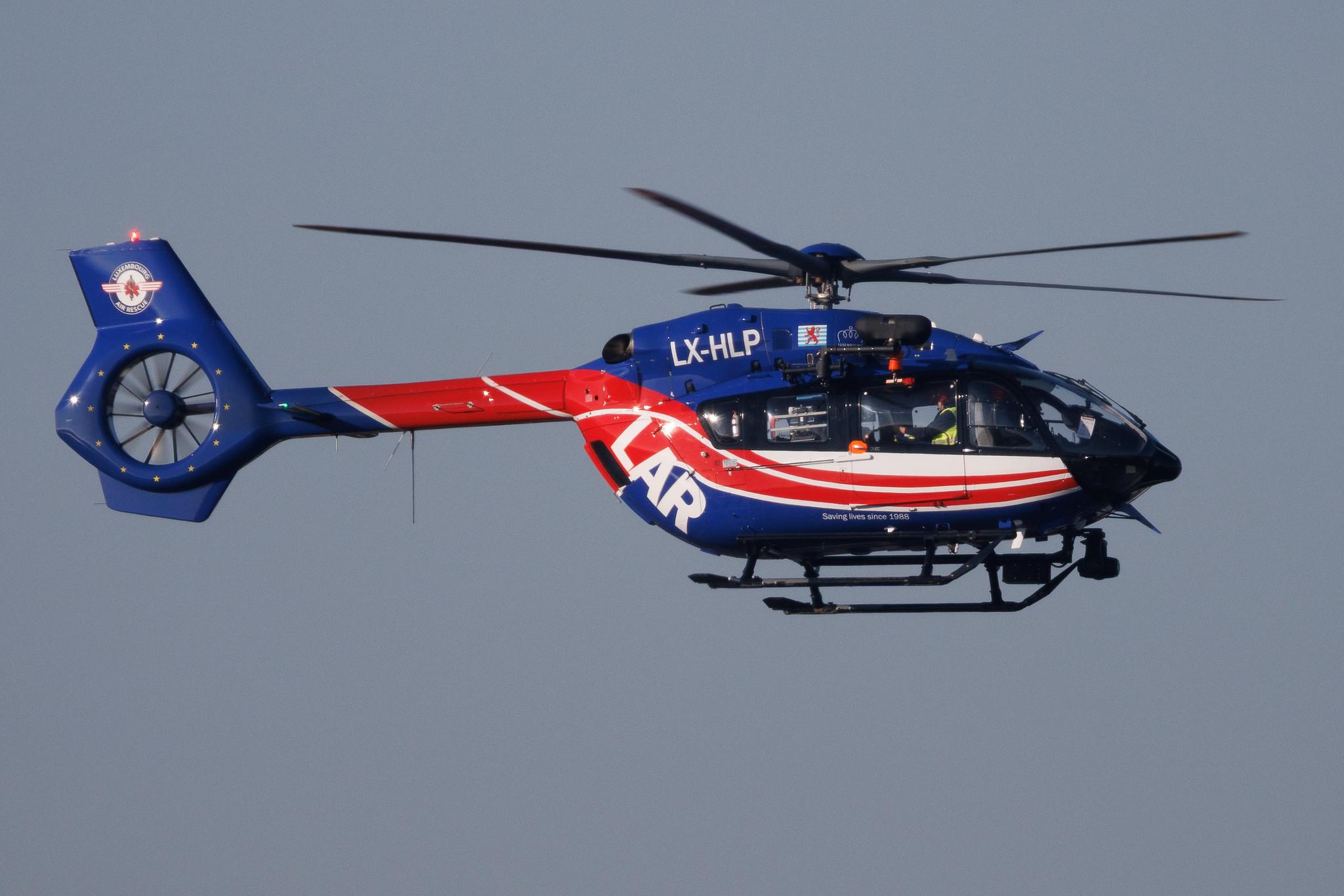 Luxembourg Findel Airport: Luxembourg Air Rescue  | Airbus Helicopters H145 EC45 | LX-HLP | MSN 20187