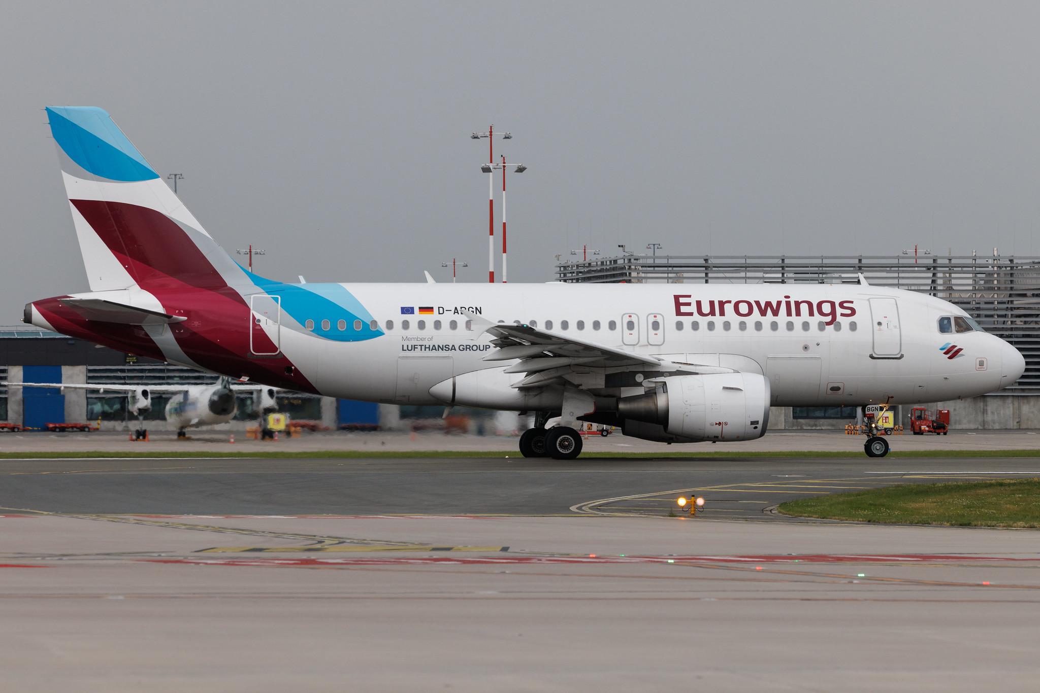 Hamburg Airport: Eurowings (EW / EWG) | Airbus A319-112 A319 | D-ABGN | MSN 3661