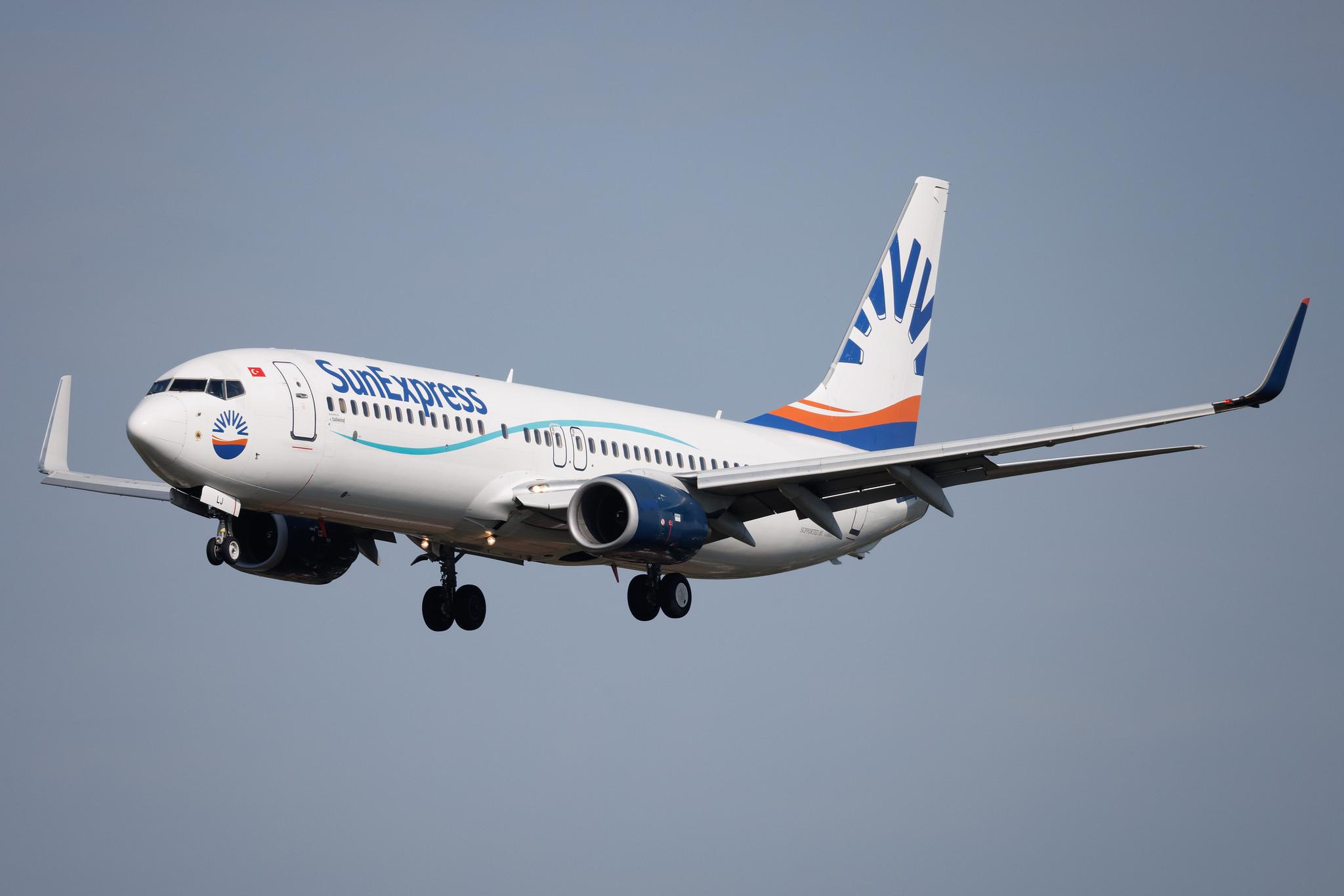 Hamburg Airport: SunExpress (XQ / SXS) | Operator: Tailwind Airlines |  Boeing 737-8Z9 B738 | TC-TLJ | MSN 34262