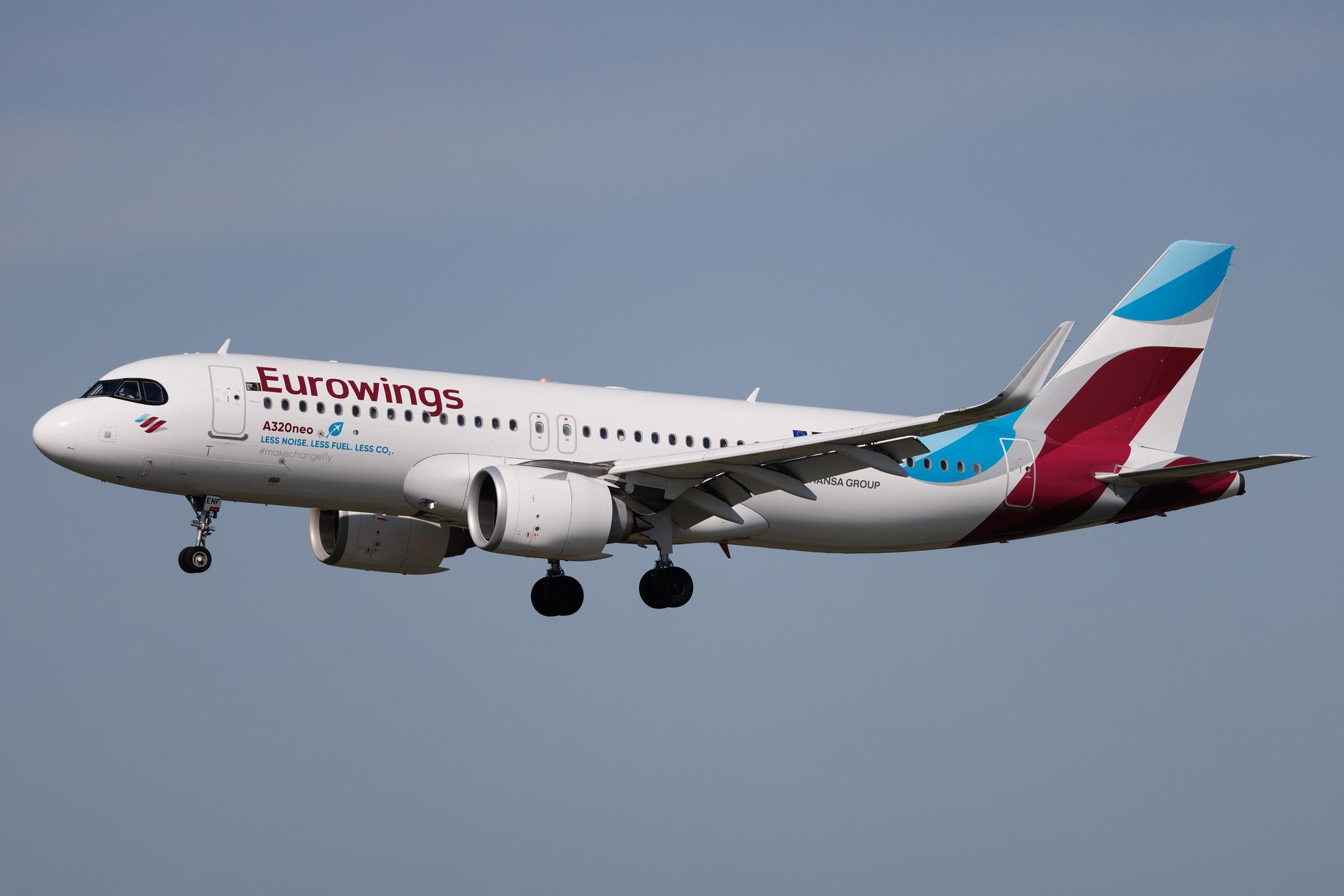 Hamburg Airport: Eurowings (EW / EWG) | Airbus A320-251N A20N | D-AENF | MSN 10674