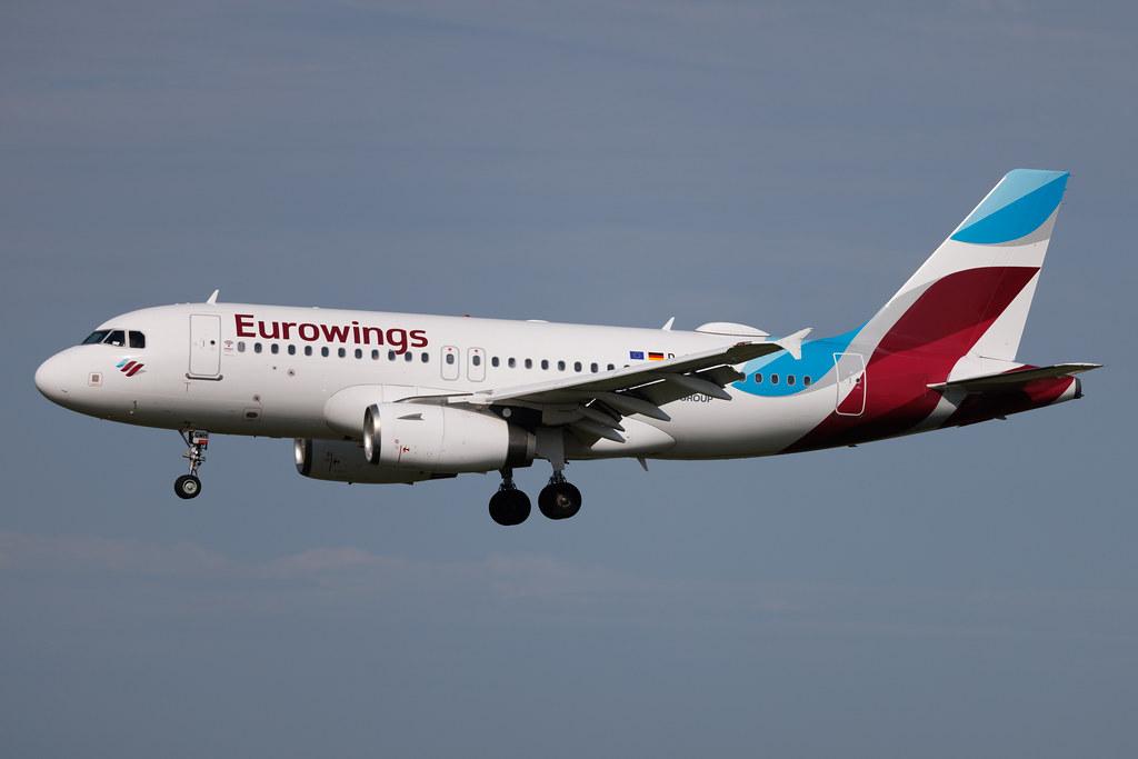 Hamburg Airport: Eurowings (EW / EWG) | Airbus A319-132 A319 | D-AGWH | MSN 3352