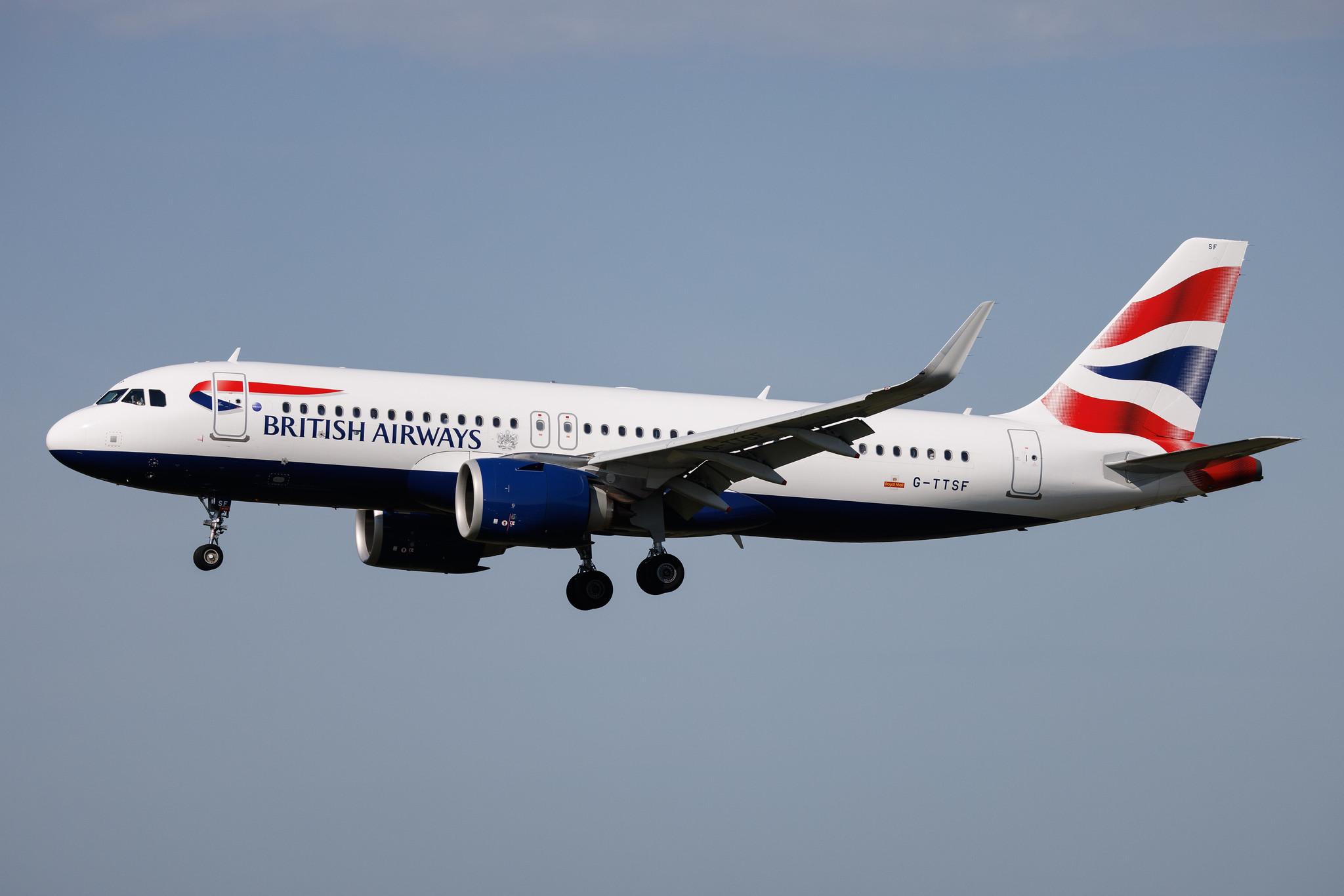 Hamburg Airport: British Airways (BA / BAW) | Airbus A320-251N A20N | G-TTSF | MSN 12535