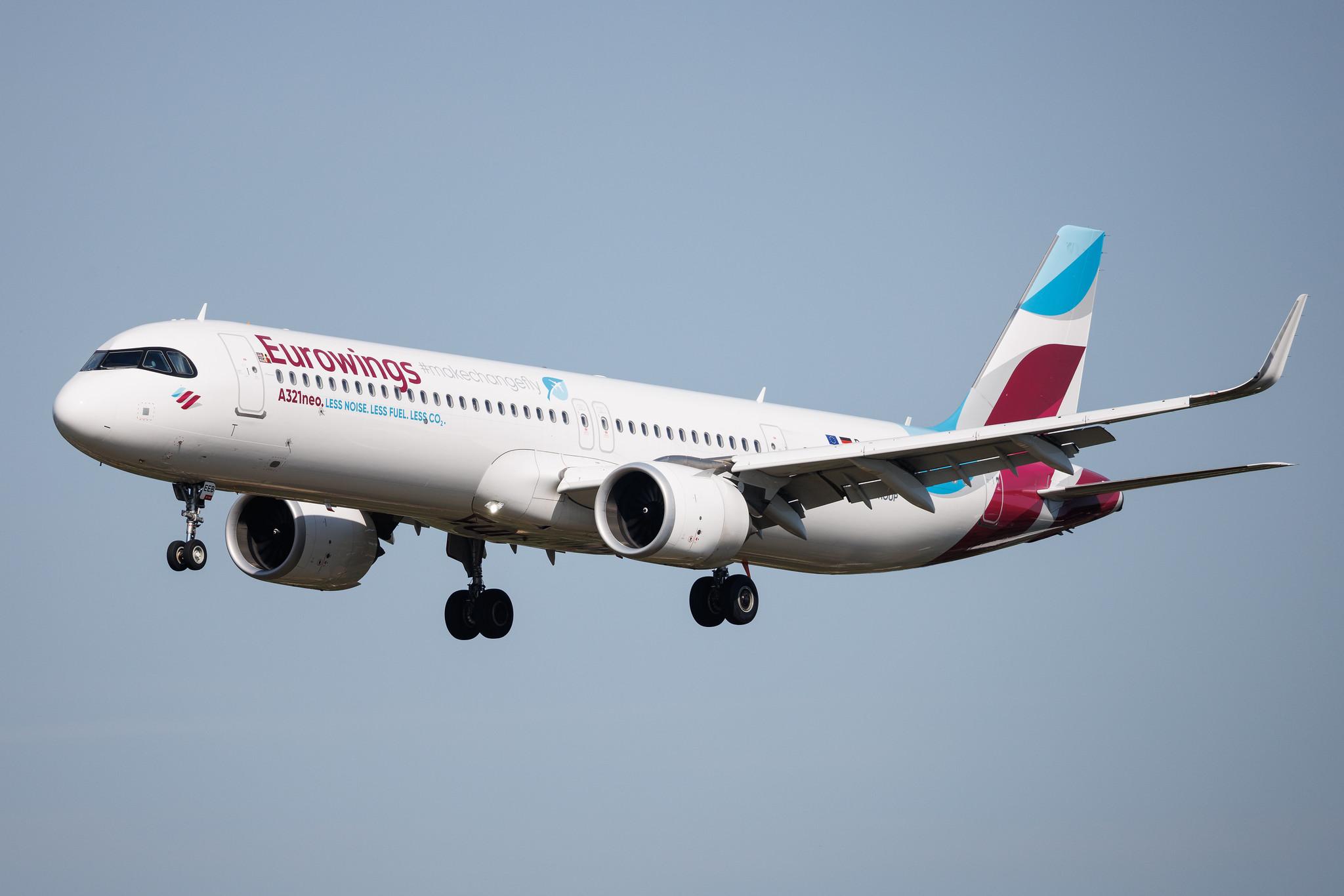 Hamburg Airport: Eurowings (EW / EWG) | Airbus A321-251NX A21N | D-AEEB | MSN 11448