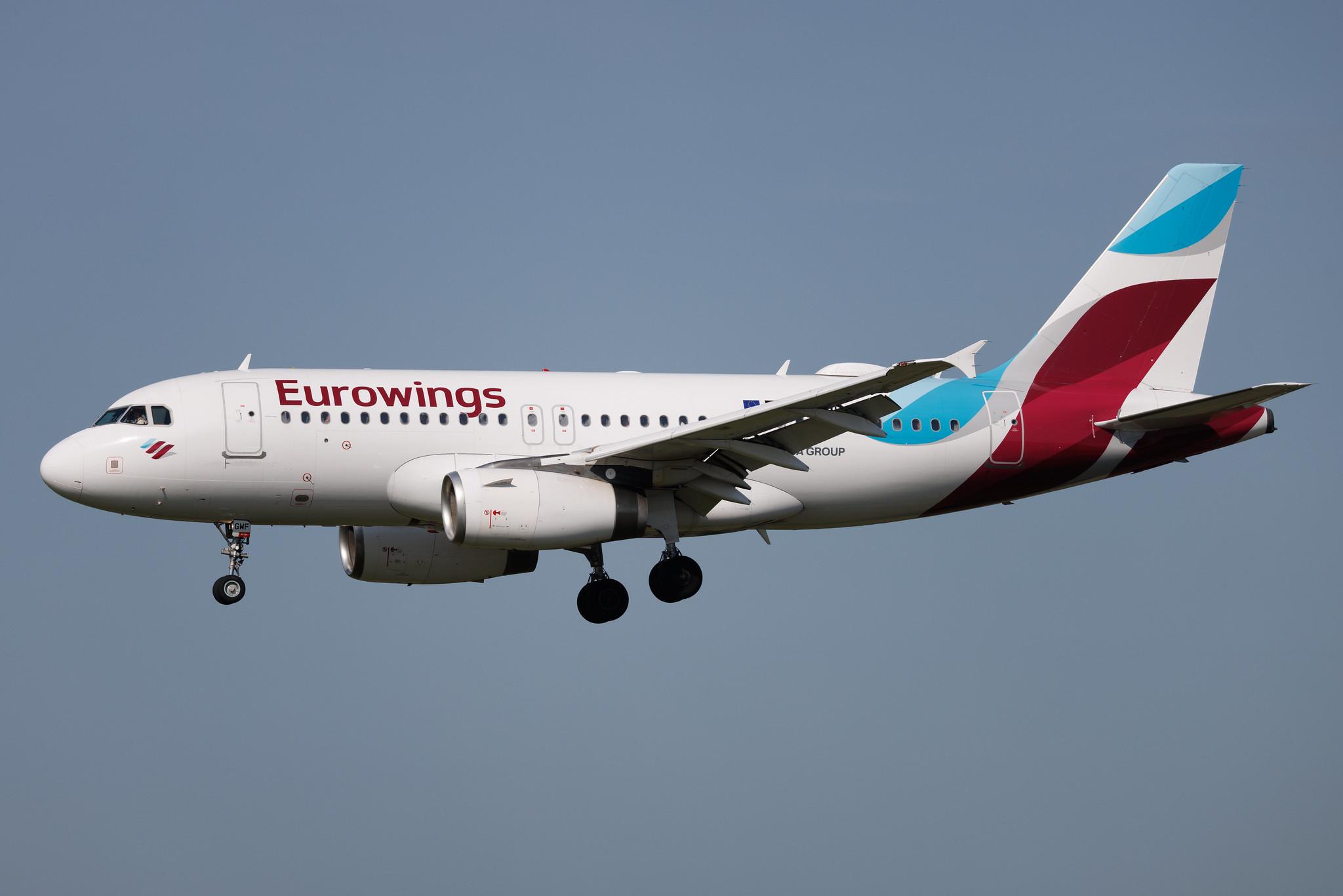 Hamburg Airport: Eurowings (EW / EWG) | Airbus A319-132 A319 | D-AGWF | MSN 3172