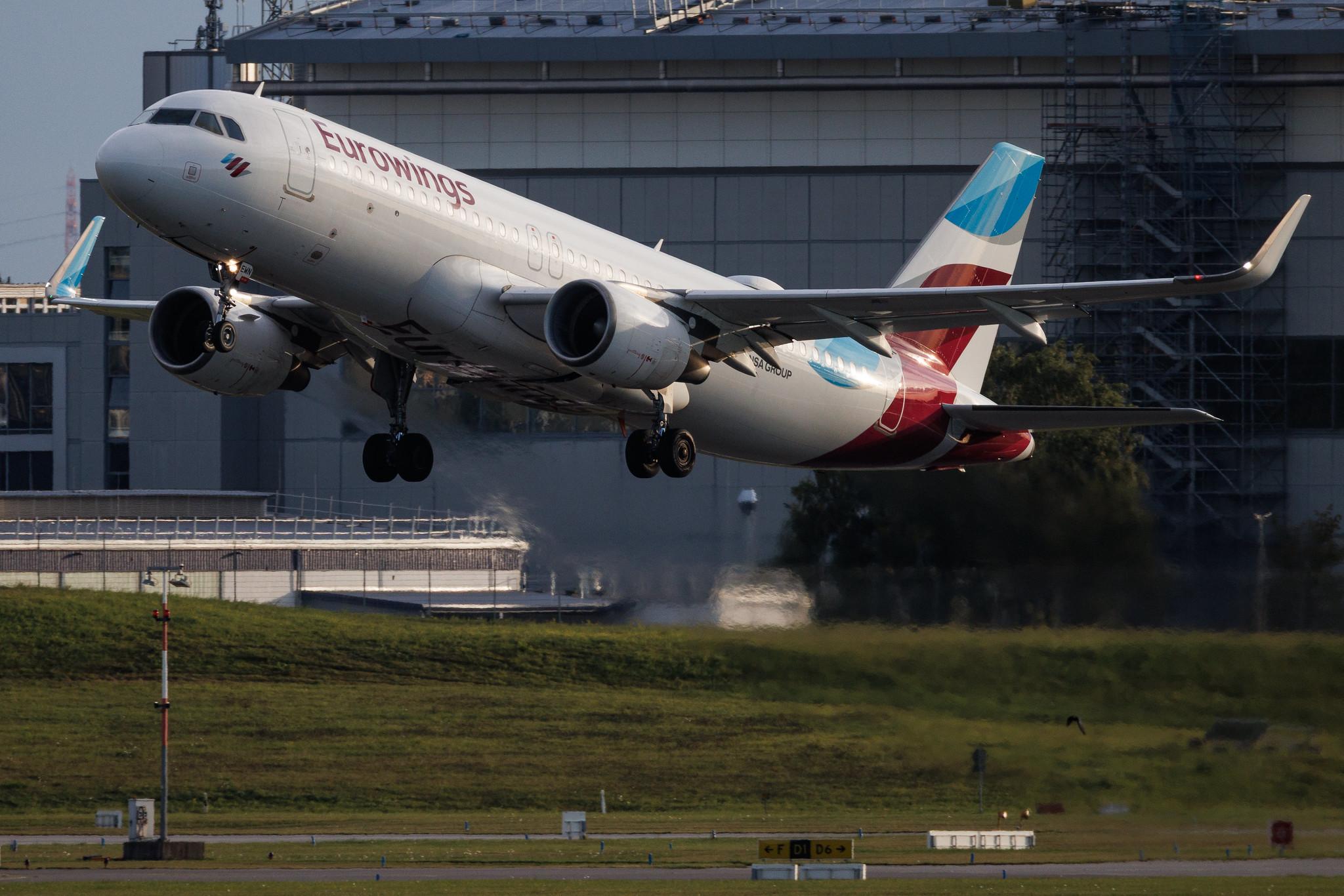 Hamburg Airport: Eurowings (EW / EWG) | Airbus A320-214 A320 | D-AEWN | MSN 7393