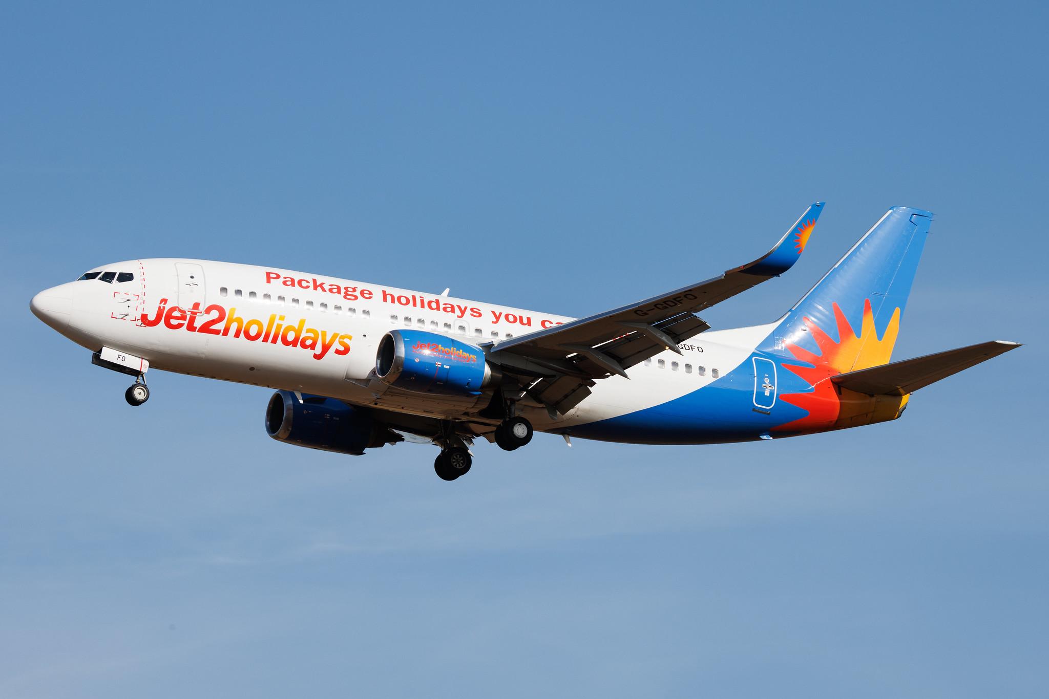 Palma de Mallorca Airport: Jet2 (LS / EXS) |  Boeing 737-3U3 B733 | G-GDFO | MSN 28740