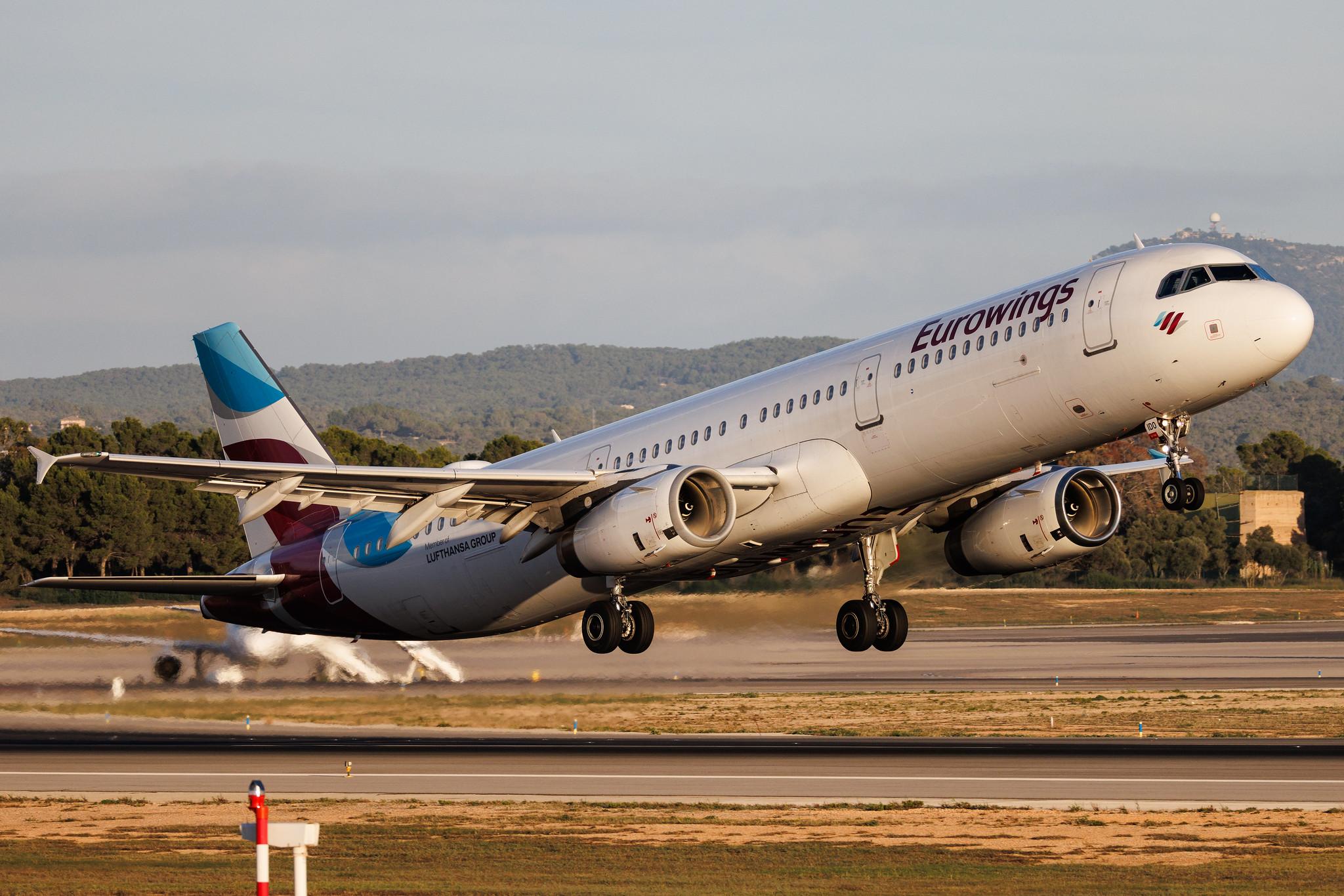 Palma de Mallorca Airport: Eurowings (EW / EWG) | Airbus A321-231 A321 | D-AIDO | MSN 4994