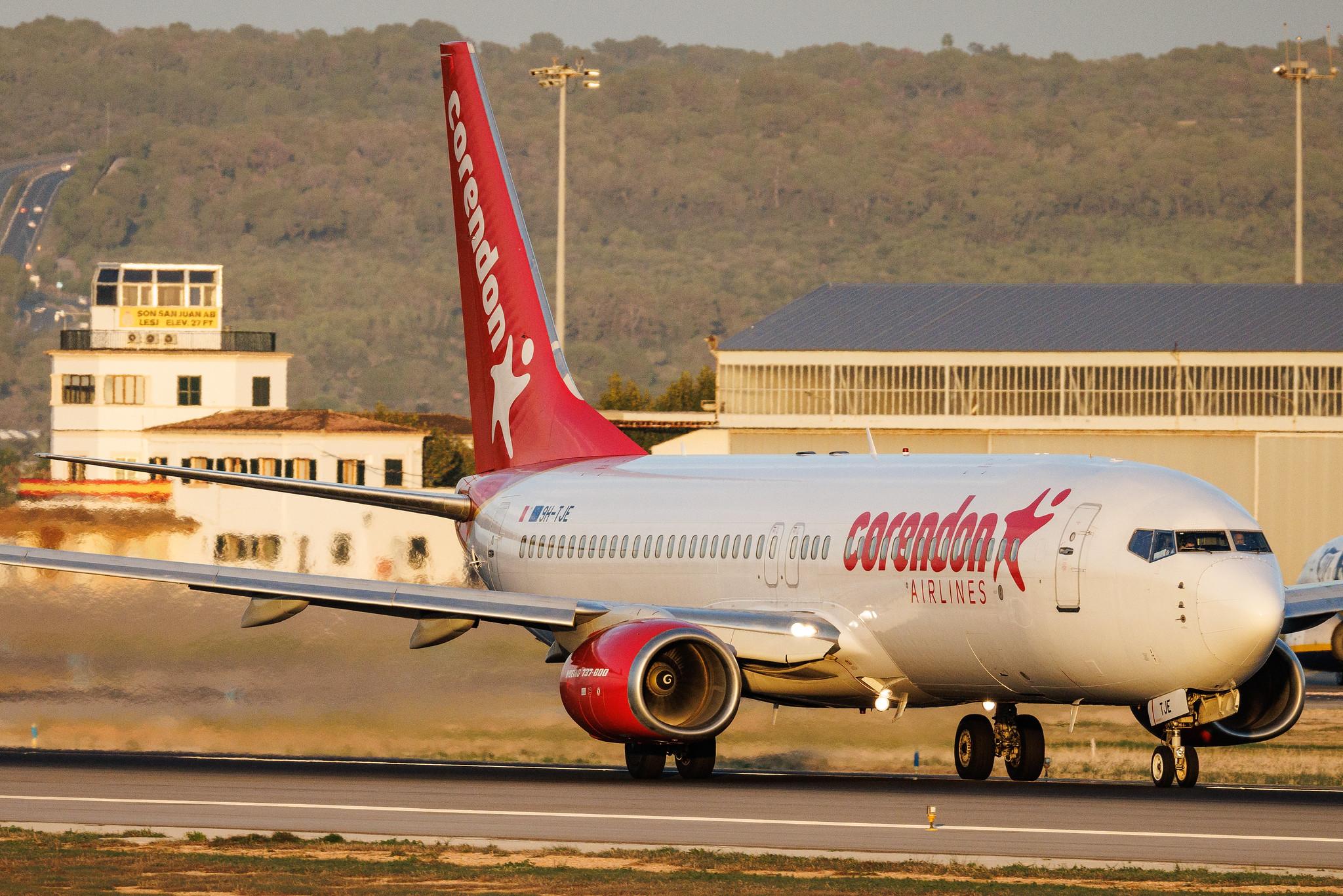 Palma de Mallorca Airport: Corendon Airlines (XC / CAI) | Operator: Corendon Airlines Europe | Boeing 737-85R B738 | 9H-TJE | MSN 35106