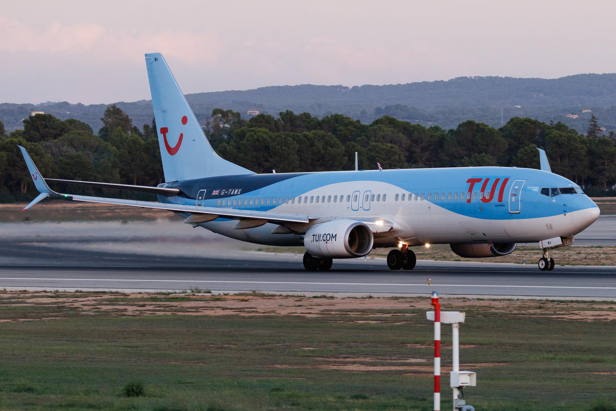 Palma de Mallorca Airport: TUI (X3 / TUI) | Operator: TUI Airways | Boeing 737-8K5 B738 | G-TAWX | MSN 44272