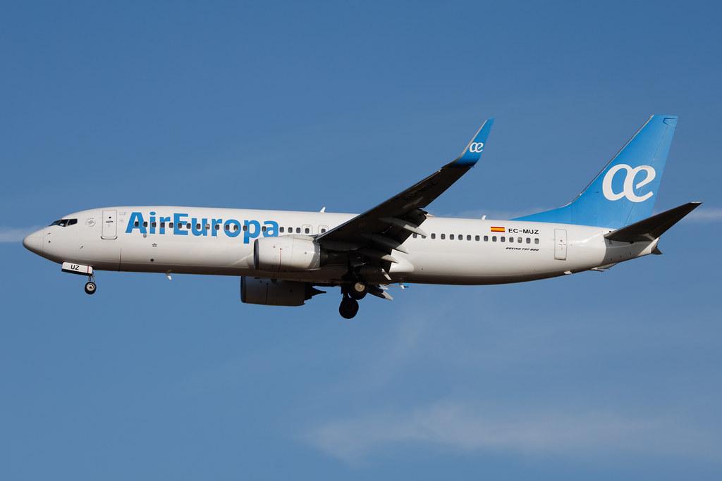 Palma de Mallorca Airport: Air Europa (UX / AEA) | Boeing 737-85P B738 | EC-MUZ | MSN 60589