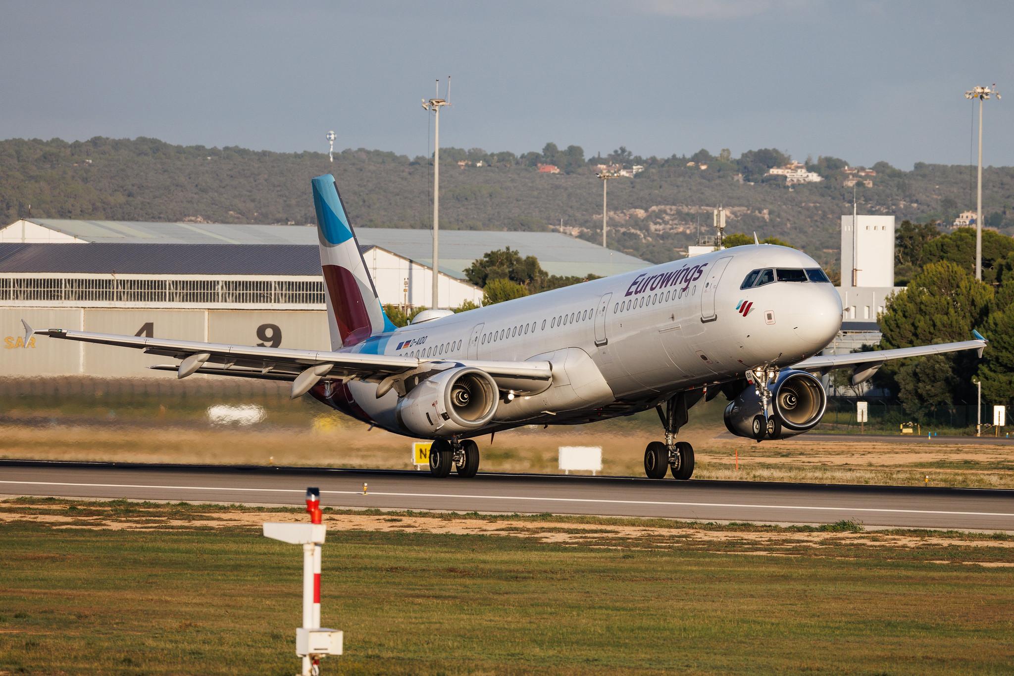 Palma de Mallorca Airport: Eurowings (EW / EWG) | Airbus A321-231 A321 | D-AIDO | MSN 4994
