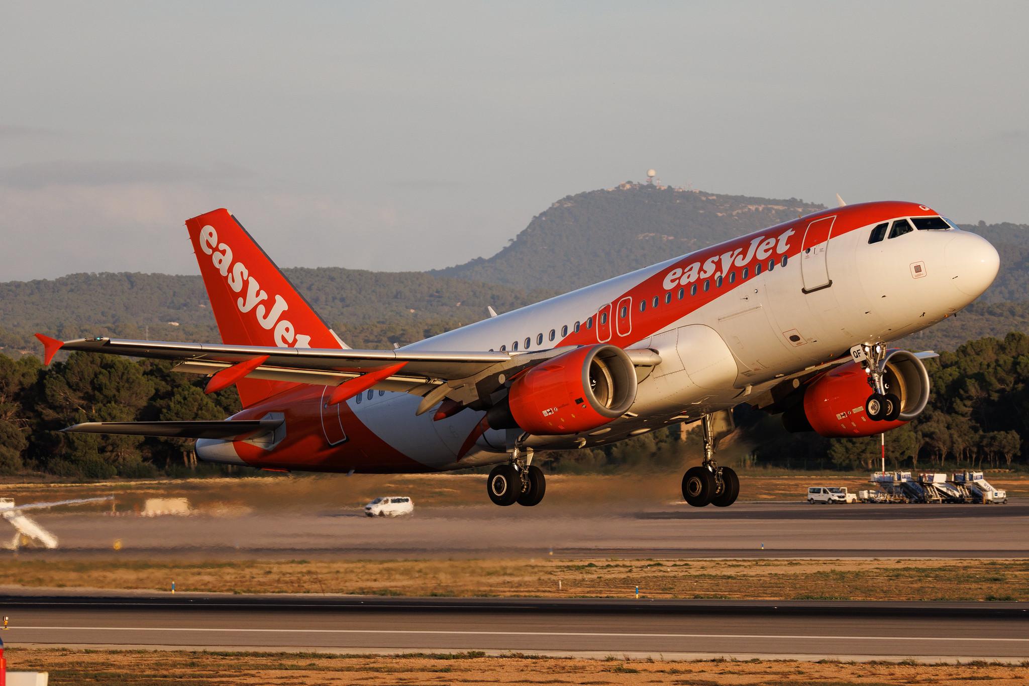 Palma de Mallorca Airport: easyJet (U2 / EZY) | Operator: easyJet Europe | Airbus A319-111 A319 | OE-LQF | MSN 03844