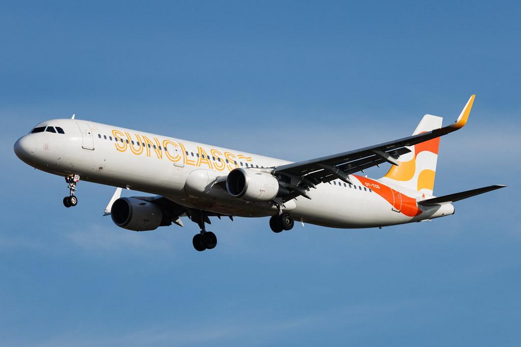 Palma de Mallorca Airport: Sunclass Airlines (DK / VKG) |  Airbus A321-211 A321 | OY-TCD | MSN 06314